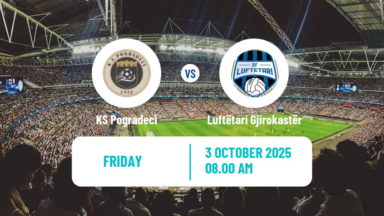 Football Albanian First Division Pogradeci - Luftëtari Gjirokastër