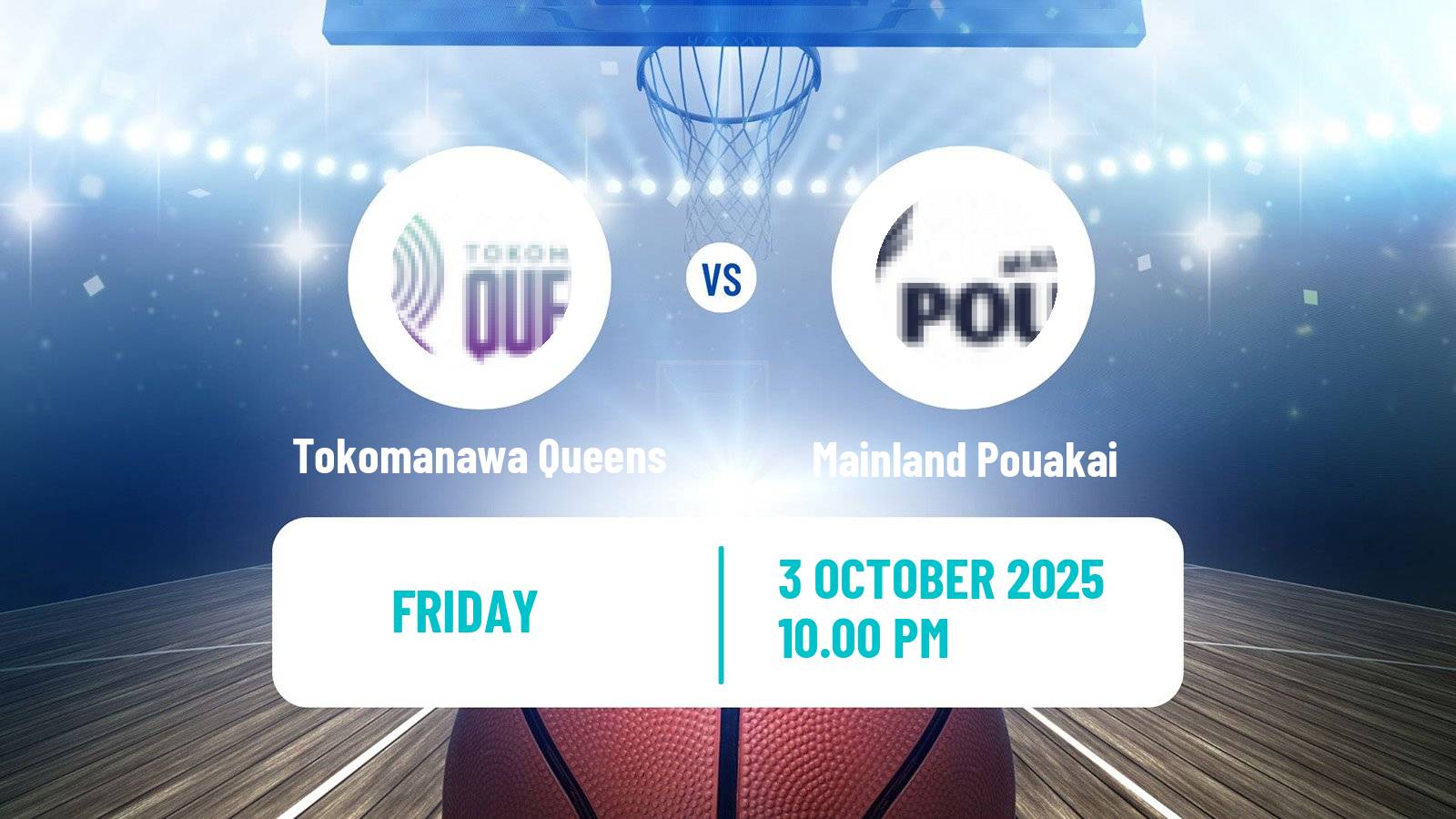 Basketball New Zealand Tauihi Basketball Women Tokomanawa Queens - Mainland Pouakai