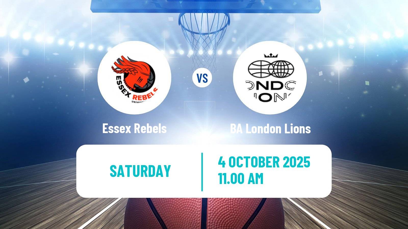 Basketball British Betty Codona Trophy Women Essex Rebels - BA London Lions