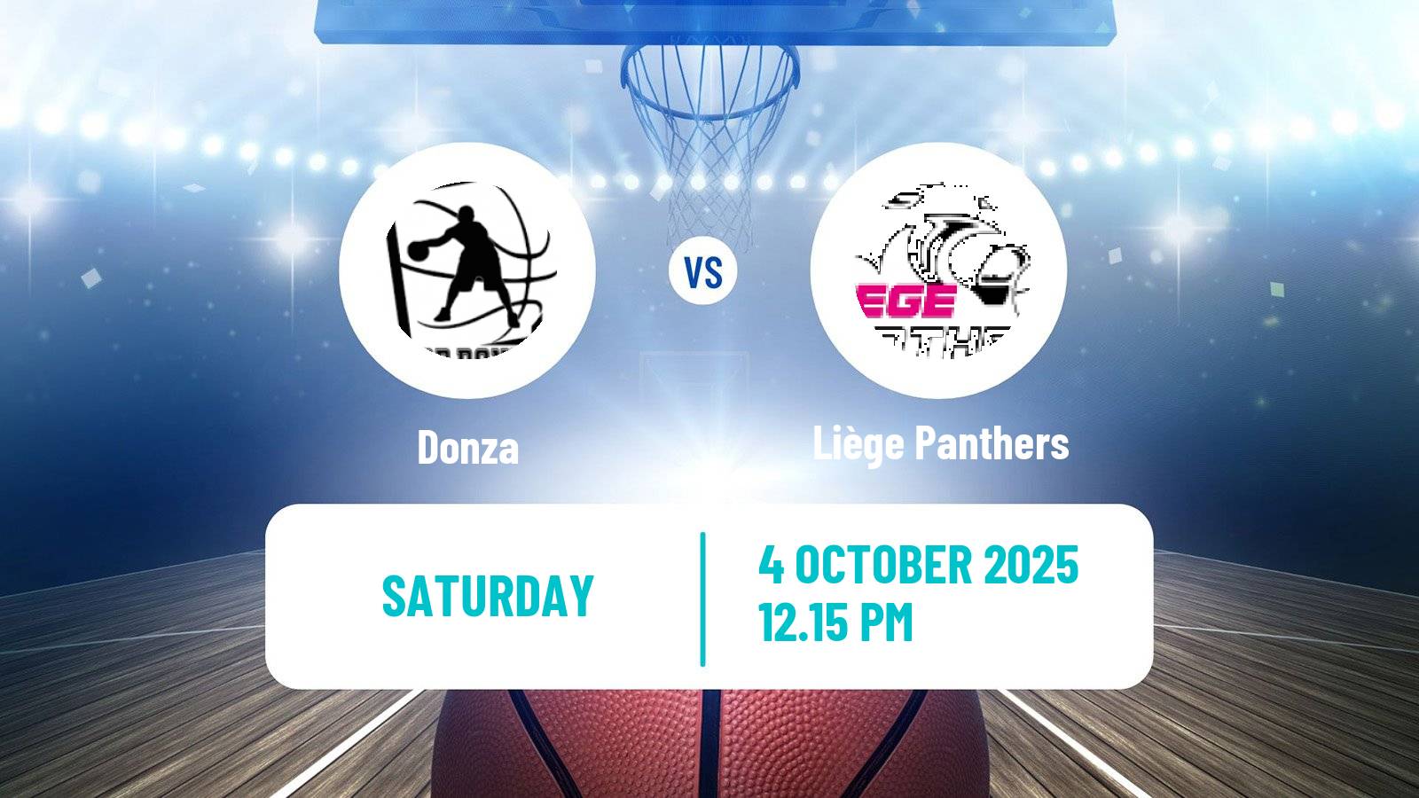 Basketball Belgian Top Division Basketball Women Donza - Liège Panthers