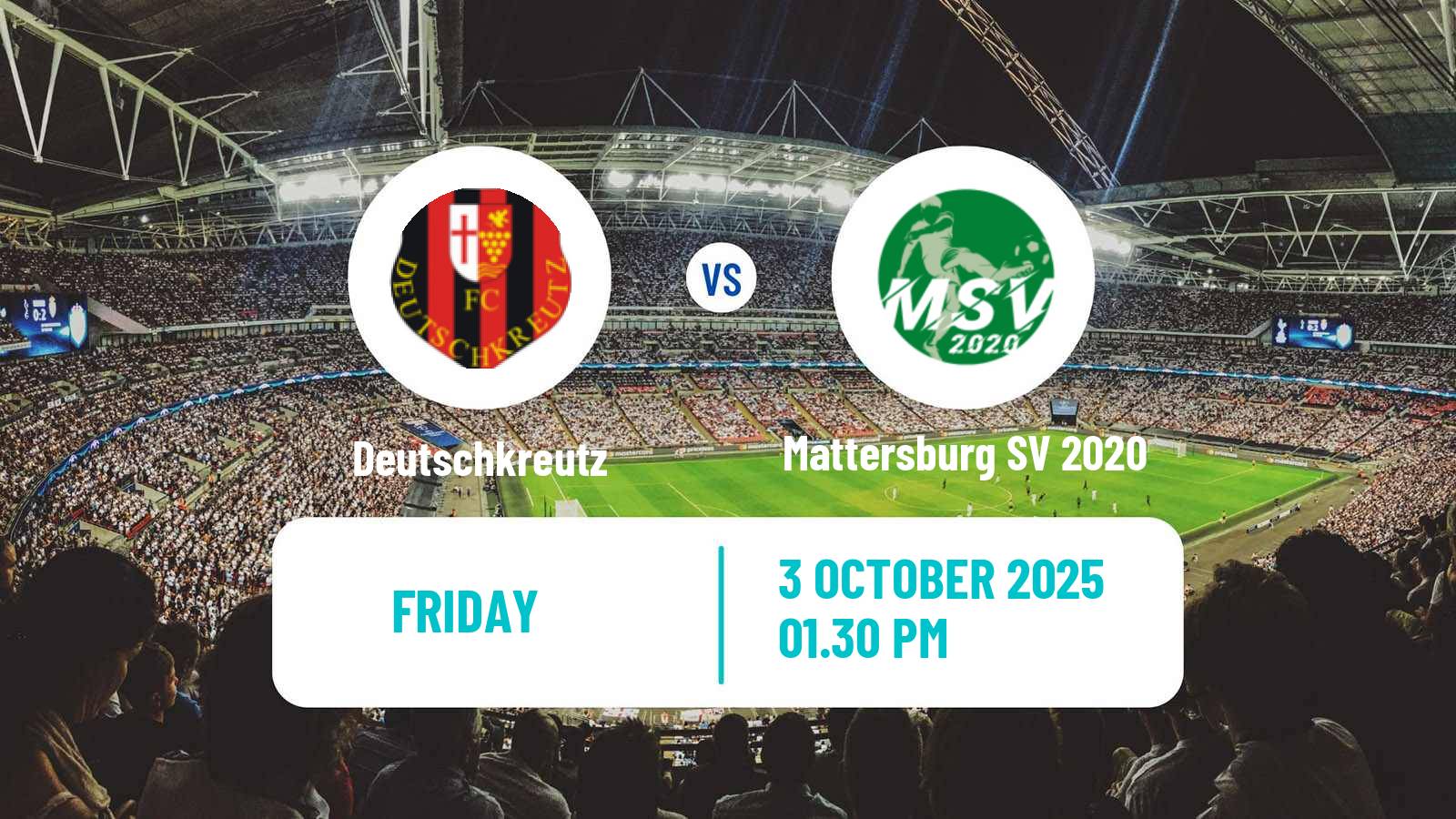 Football Austrian Landesliga Burgenland Deutschkreutz - Mattersburg SV 2020