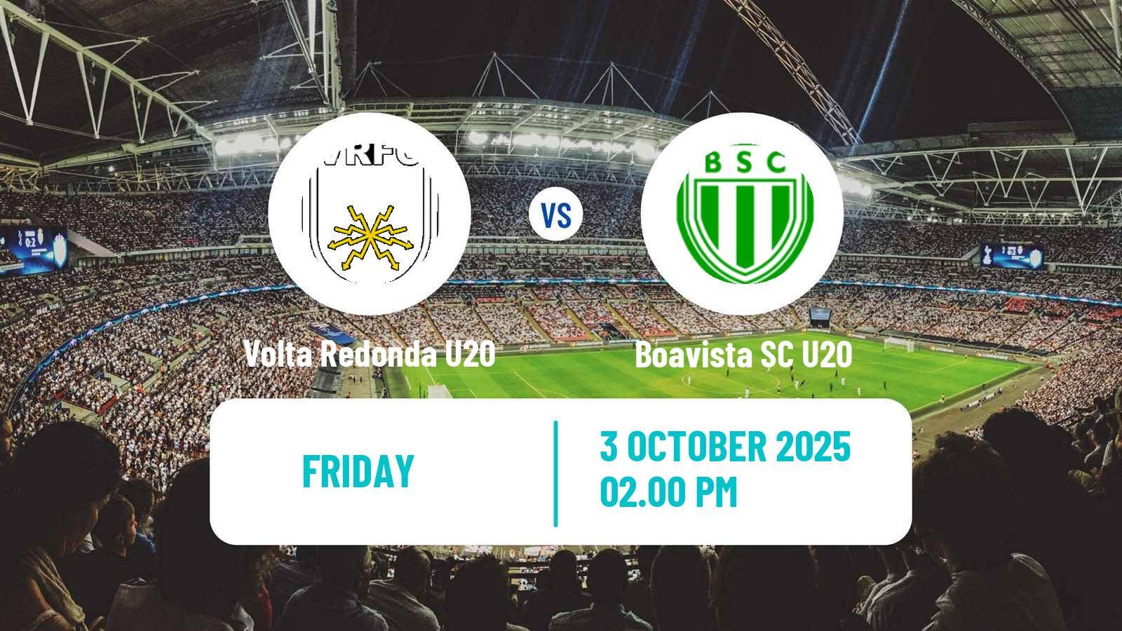 Football Brazilian Carioca U20 Volta Redonda U20 - Boavista SC U20