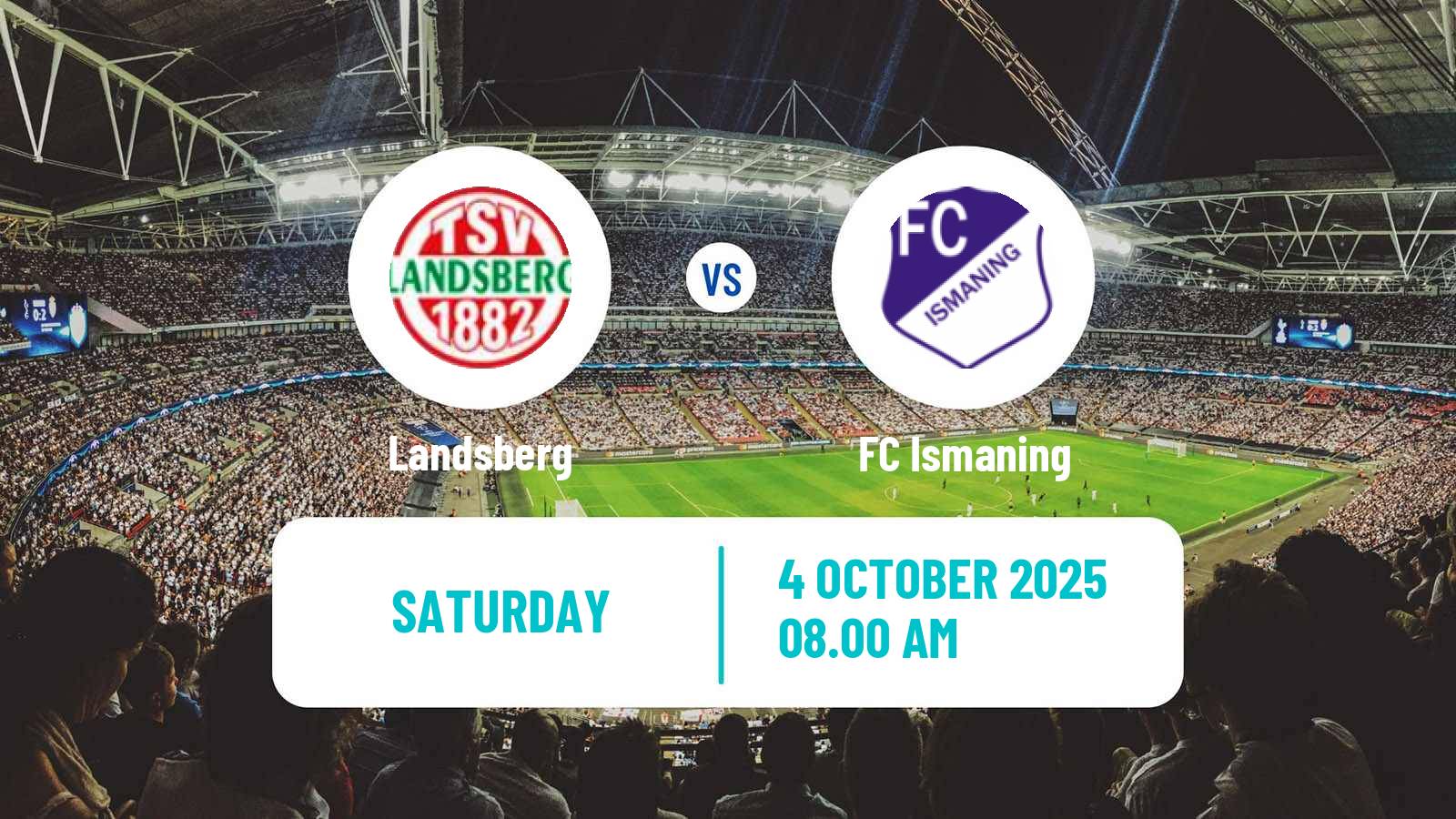 Football German Oberliga Bayern Süd Landsberg - Ismaning