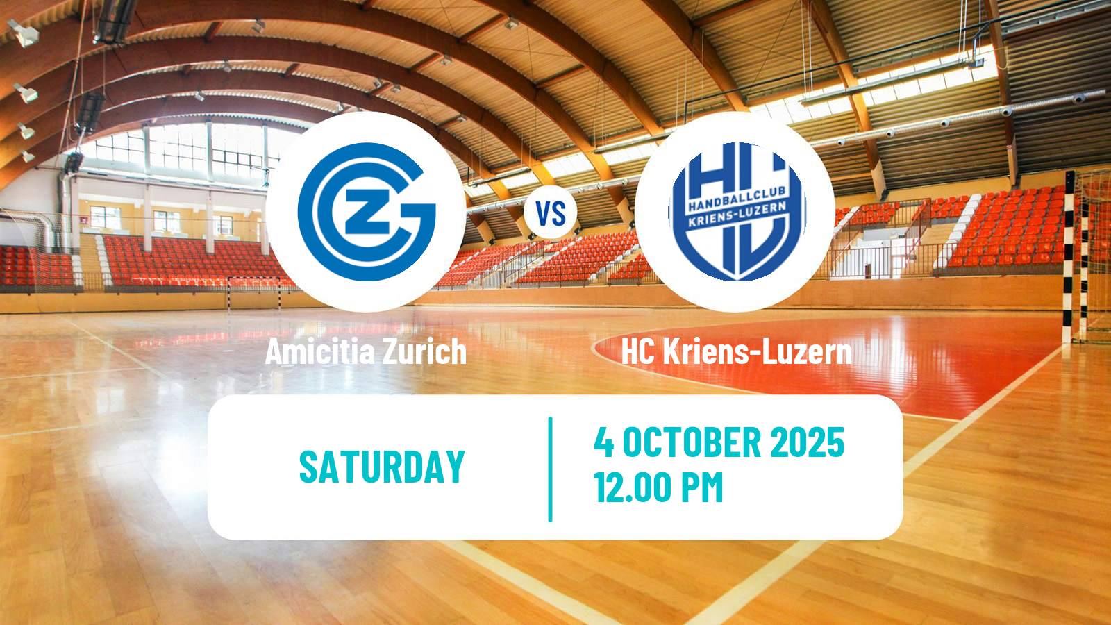 Handball Swiss NLA Handball Amicitia Zurich - HC Kriens-Luzern