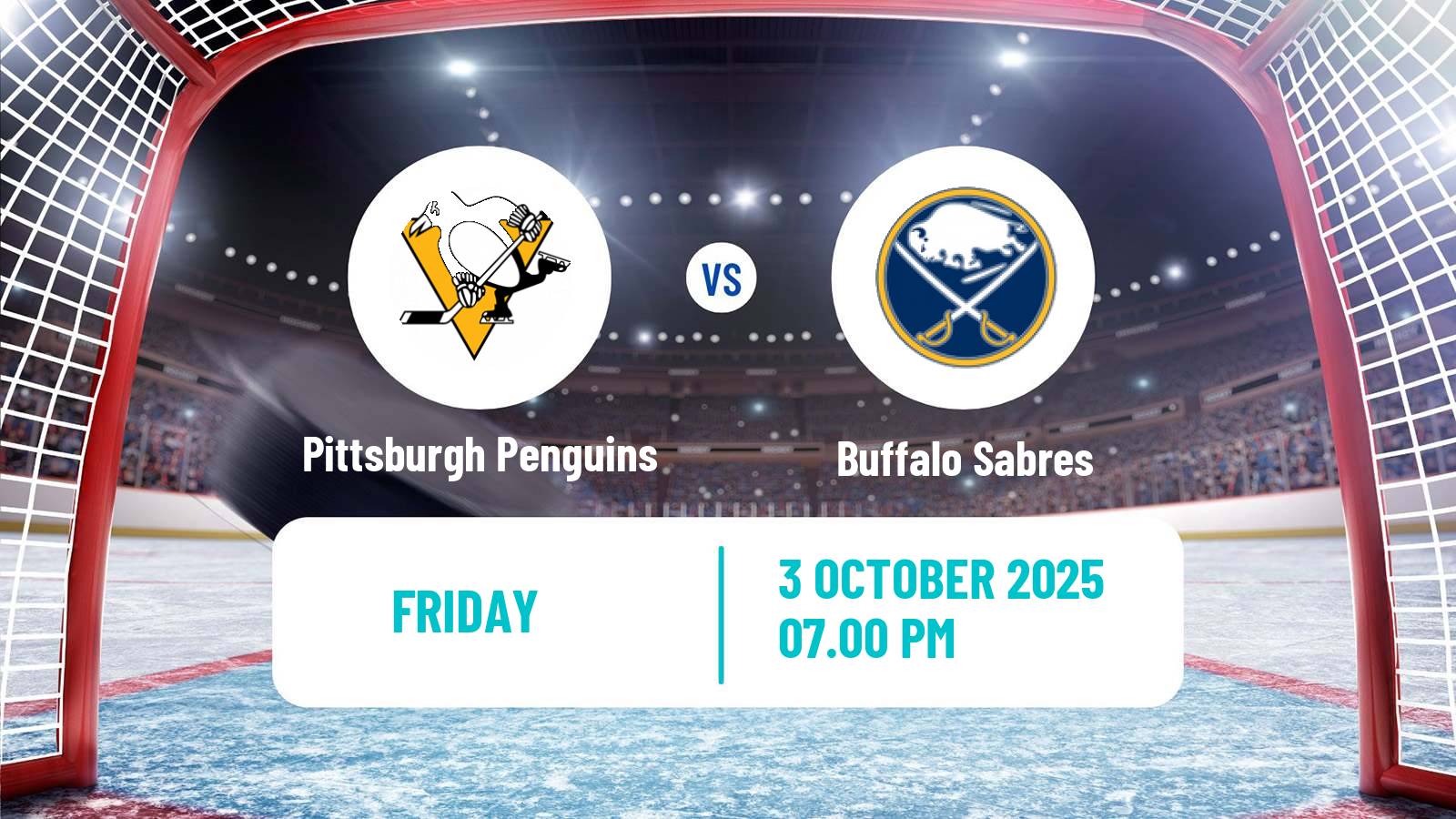 Hockey NHL Pittsburgh Penguins - Buffalo Sabres