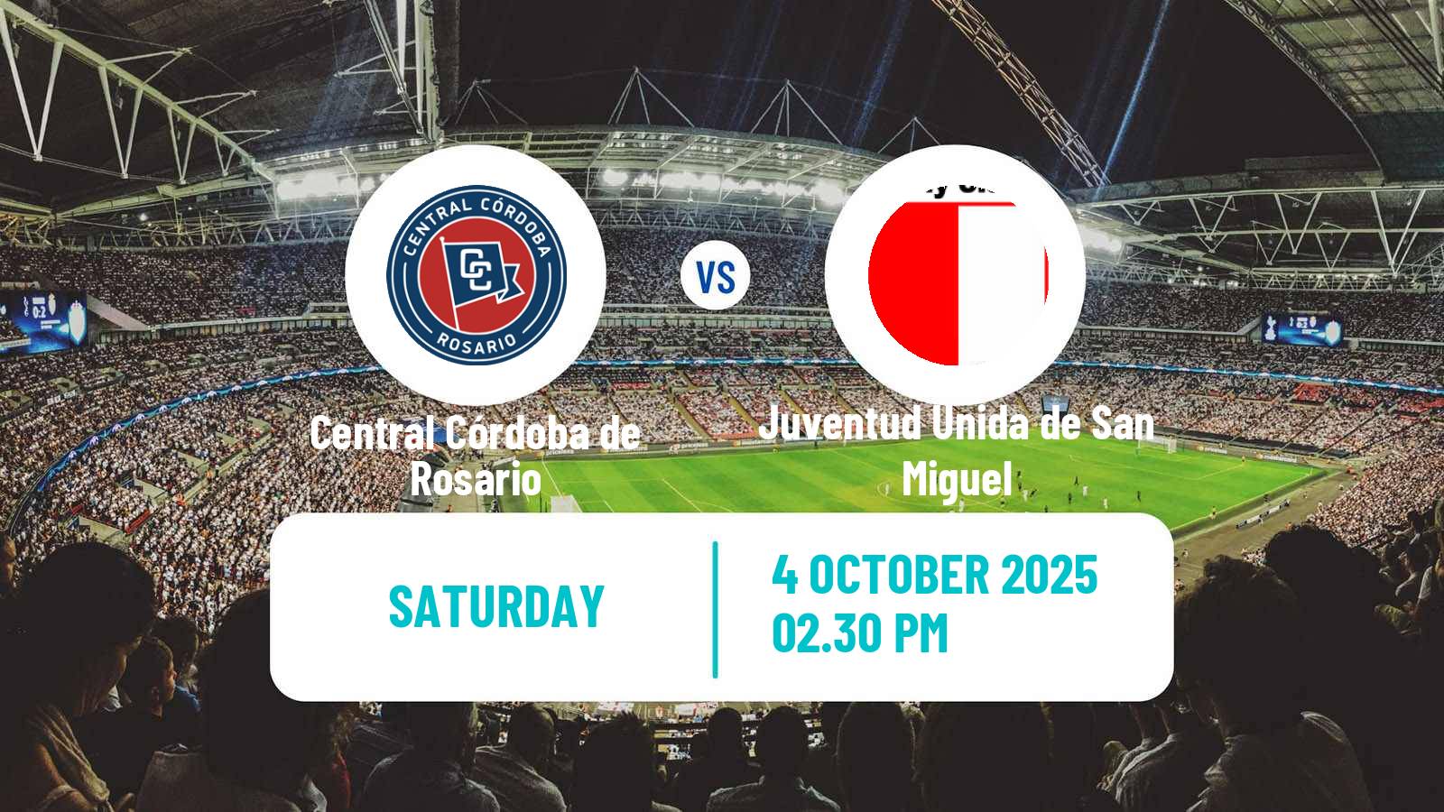 Football Argentinian Primera C Central Córdoba de Rosario - Juventud Unida de San Miguel