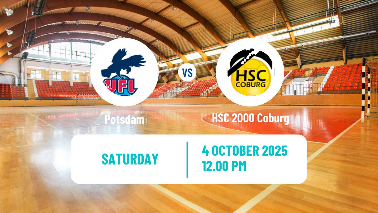 Handball German 2 Bundesliga Handball Potsdam - HSC 2000 Coburg