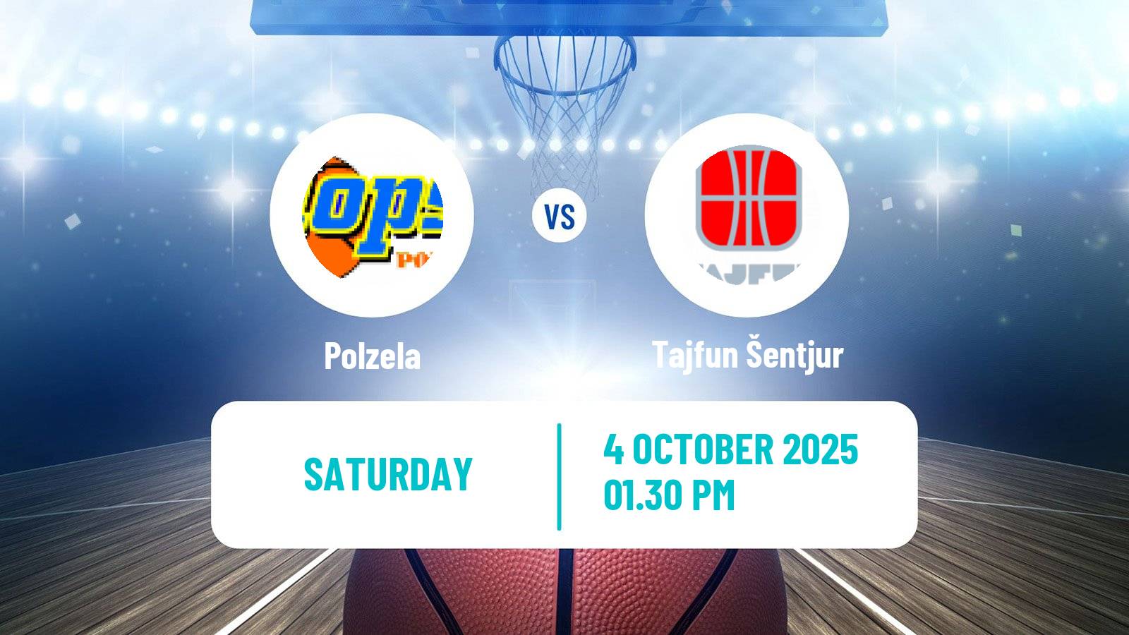 Basketball Slovenian Liga Basketball Polzela - Tajfun Šentjur