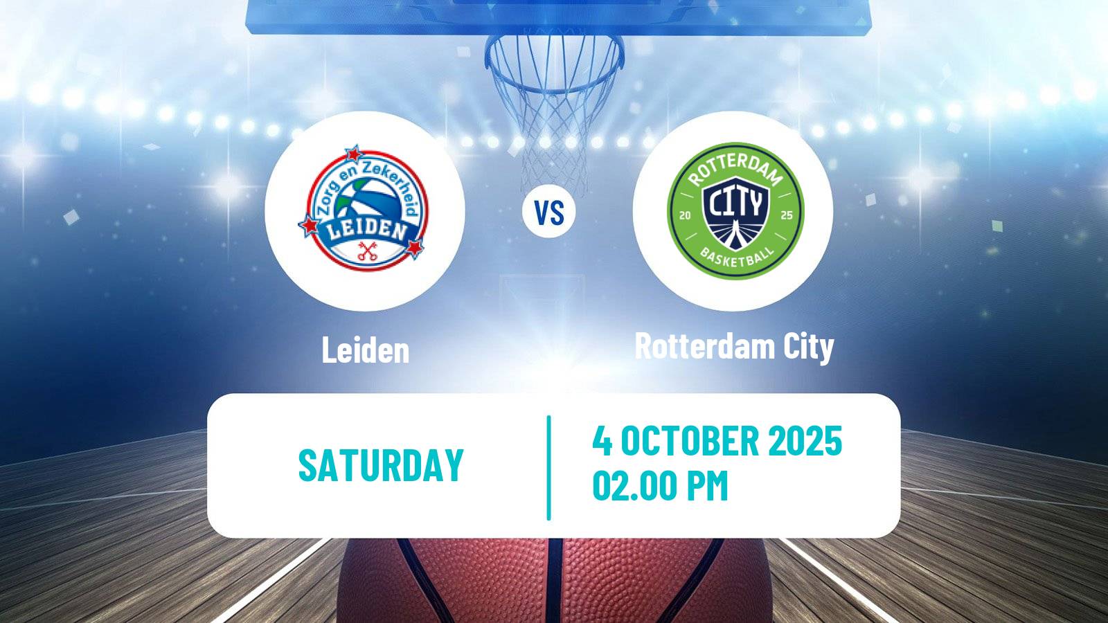 Basketball BNXT League Leiden - Rotterdam City
