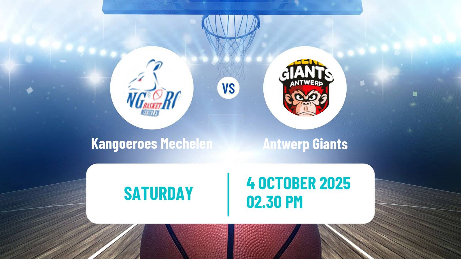 Basketball BNXT League Kangoeroes Mechelen - Antwerp Giants