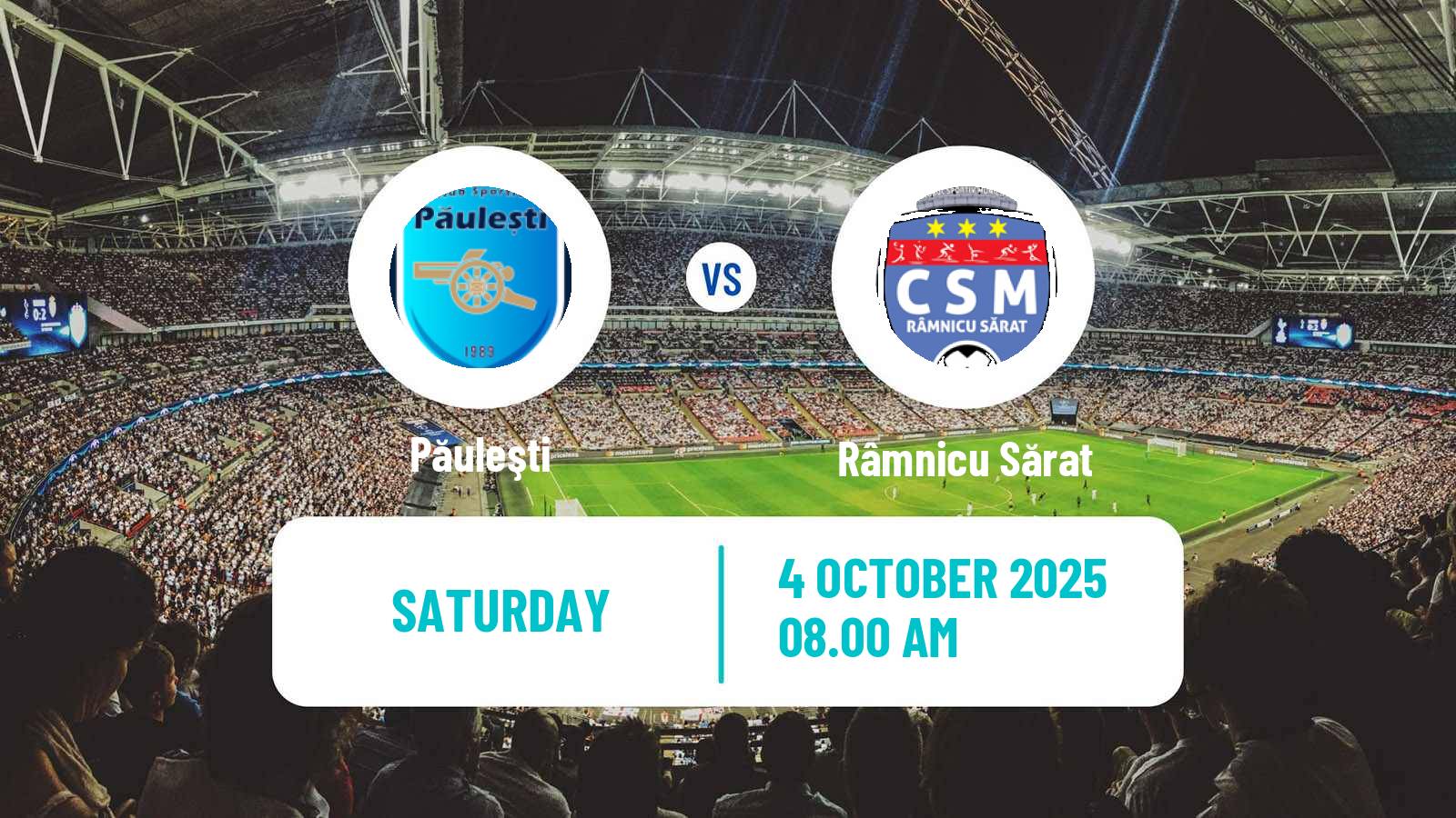 Football Romanian Liga 3 - Seria 2 Păuleşti - Râmnicu Sărat