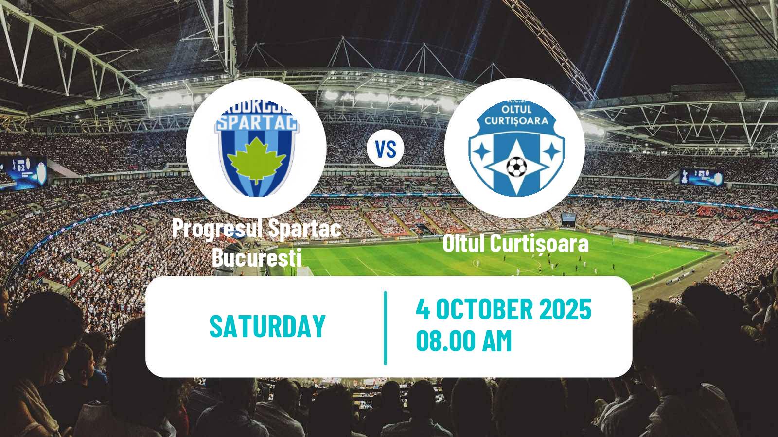 Football Romanian Liga 3 - Seria 5 Progresul Spartac Bucuresti - Oltul Curtișoara