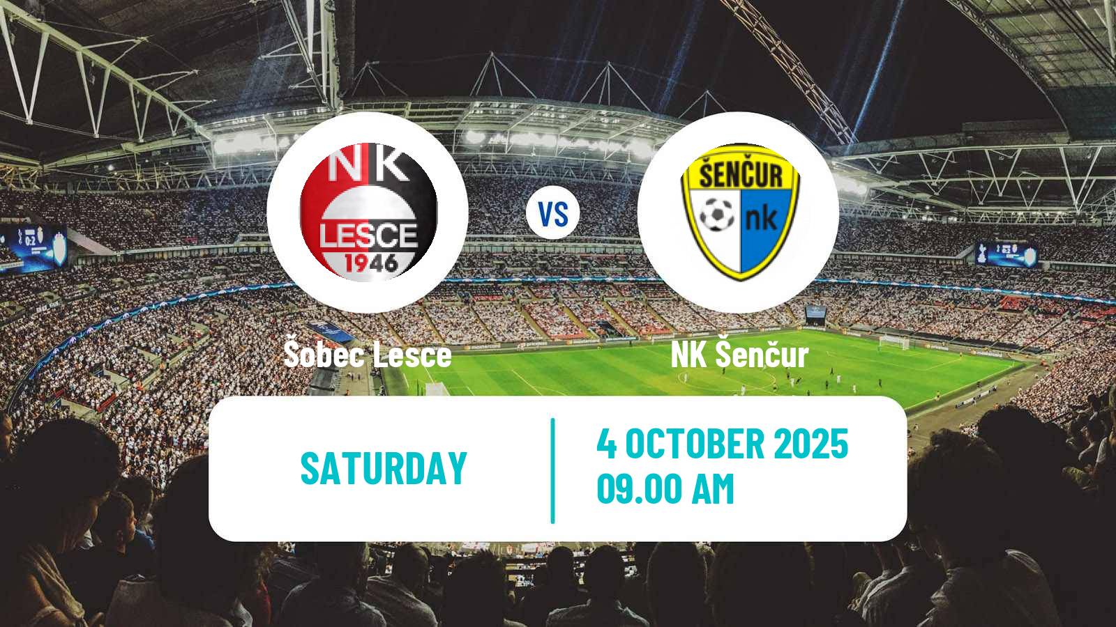 Football Slovenian 3 SNL West Šobec Lesce - Šenčur