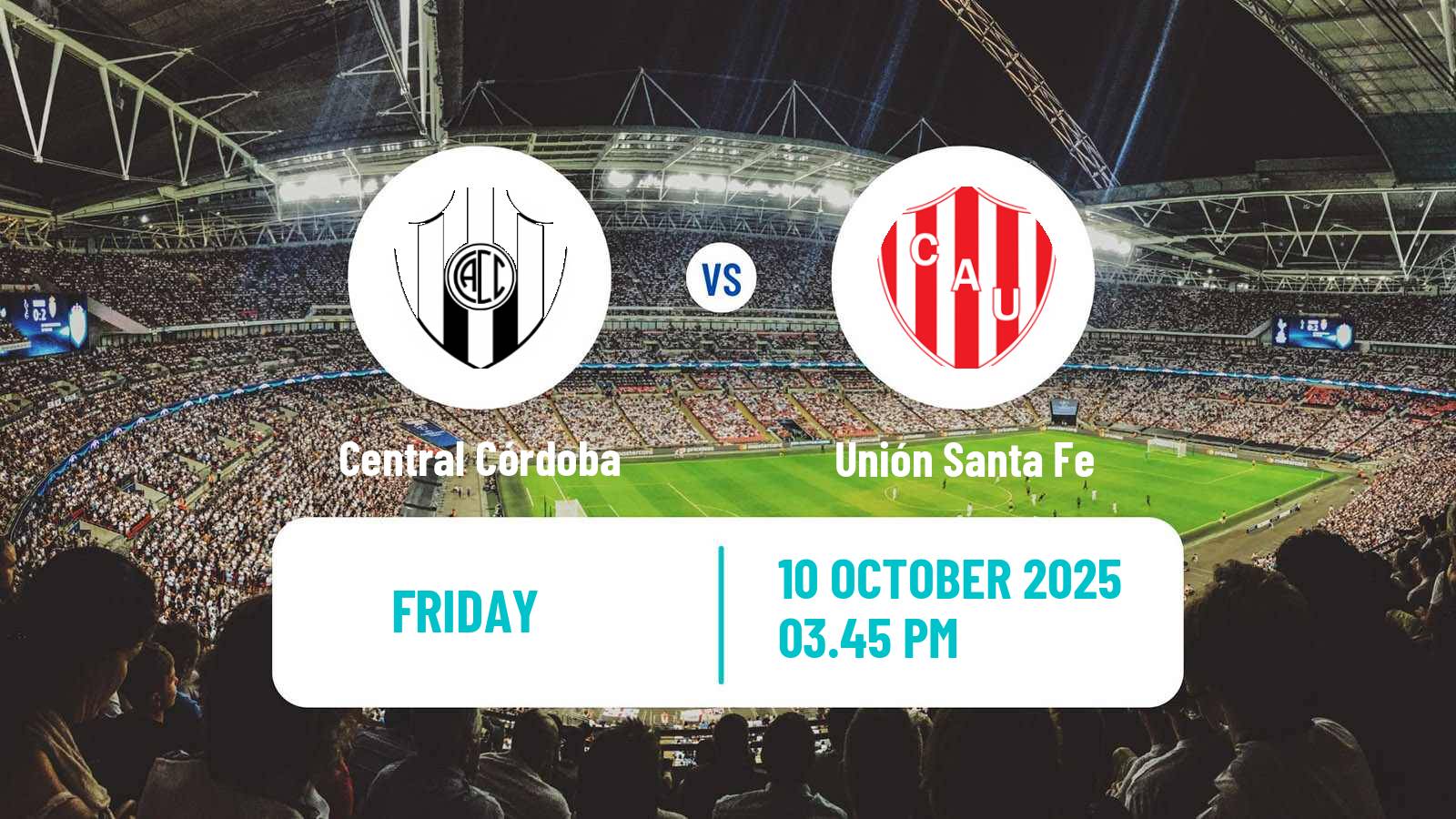 Football Argentinian Liga Profesional Central Córdoba - Unión Santa Fe