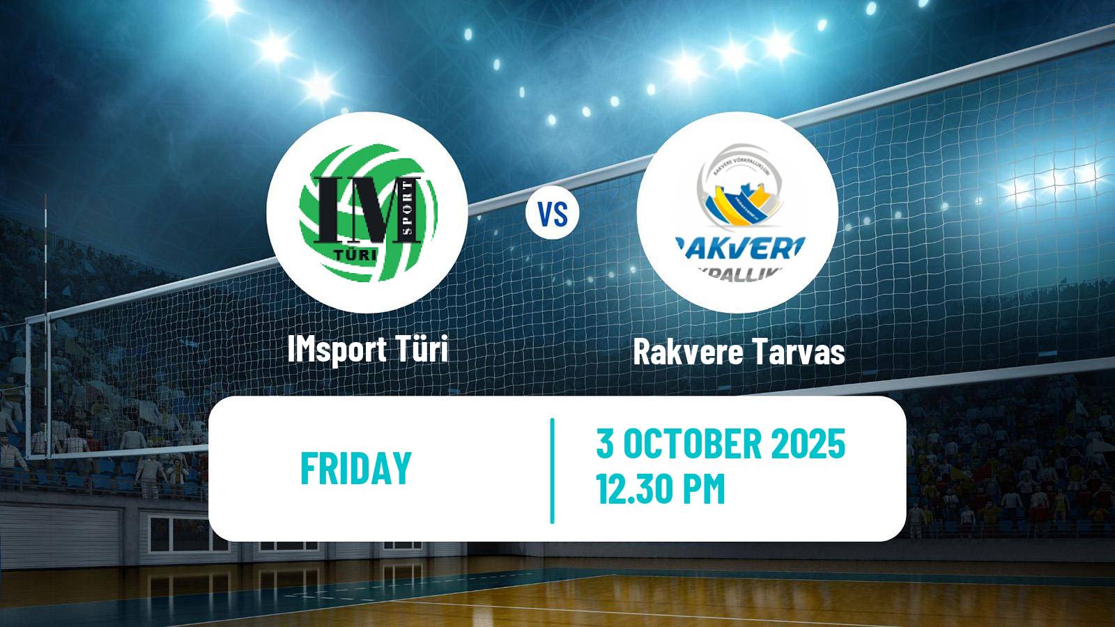 Volleyball Estonian Esiliiga Volleyball IMsport Türi - Rakvere Tarvas