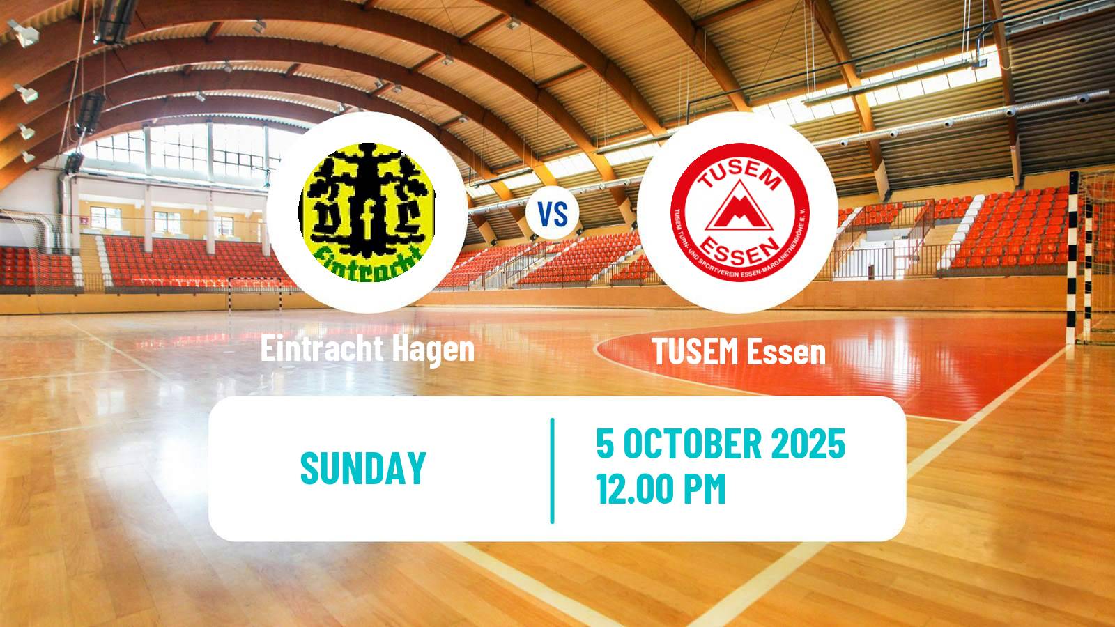 Handball German 2 Bundesliga Handball Eintracht Hagen - TUSEM Essen
