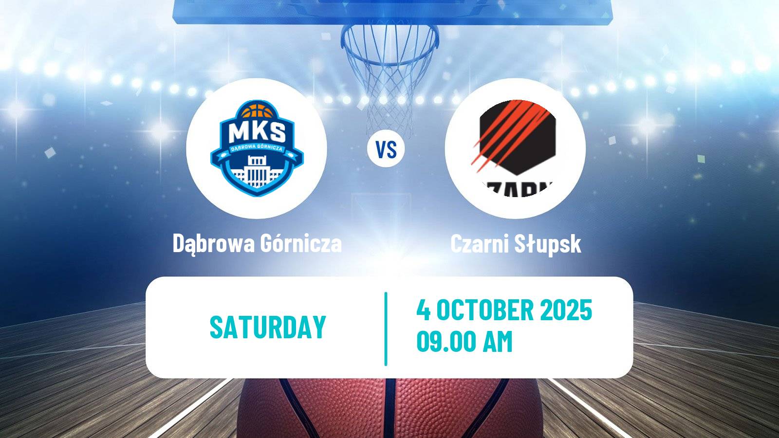 Basketball Polish Basket Liga Dąbrowa Górnicza - Czarni Słupsk