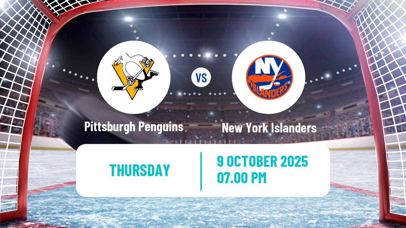 Hockey NHL Pittsburgh Penguins - New York Islanders