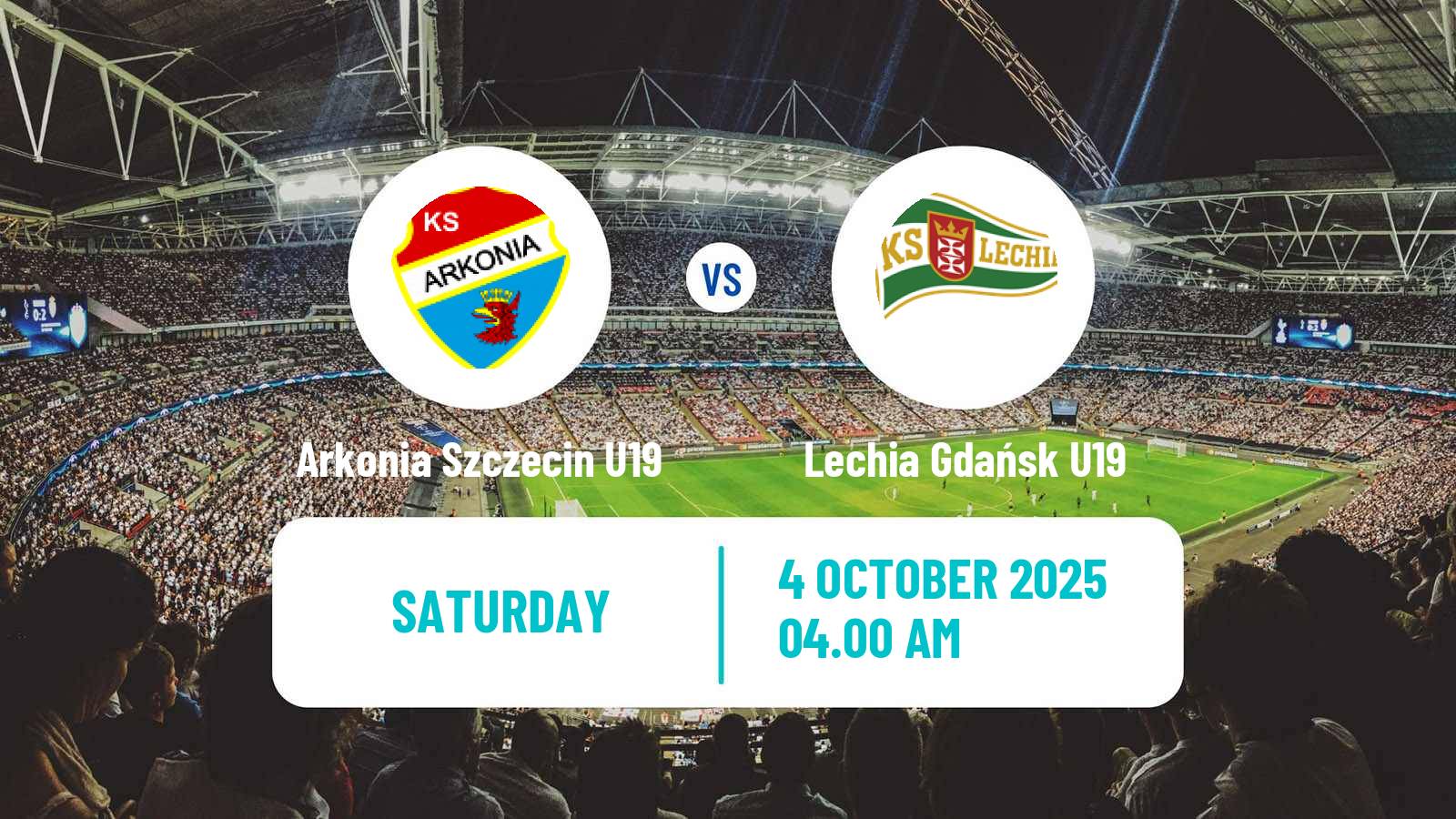 Football Polish Central Youth League Arkonia Szczecin U19 - Lechia Gdańsk U19