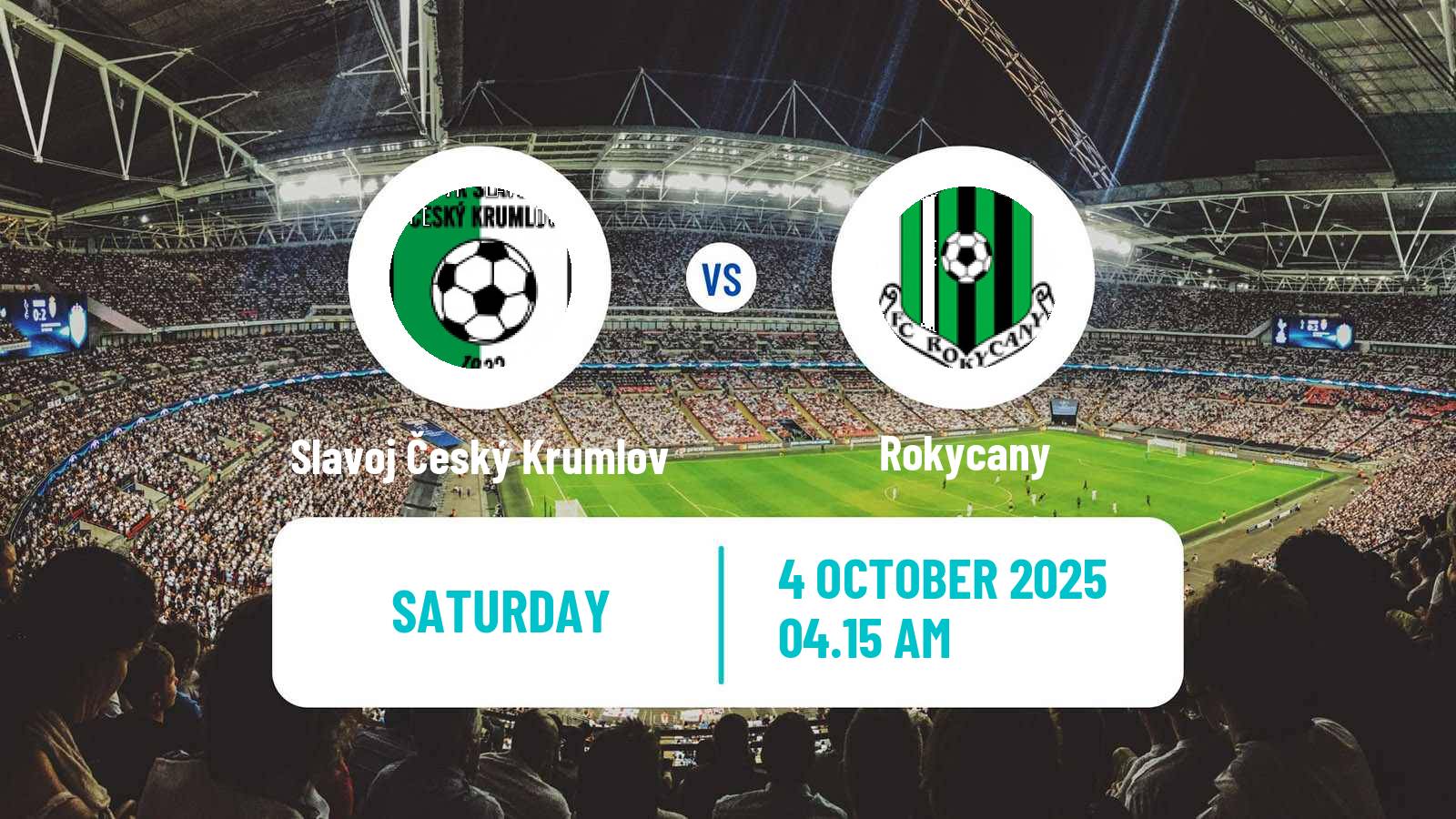 Football Czech Division A Slavoj Český Krumlov - Rokycany
