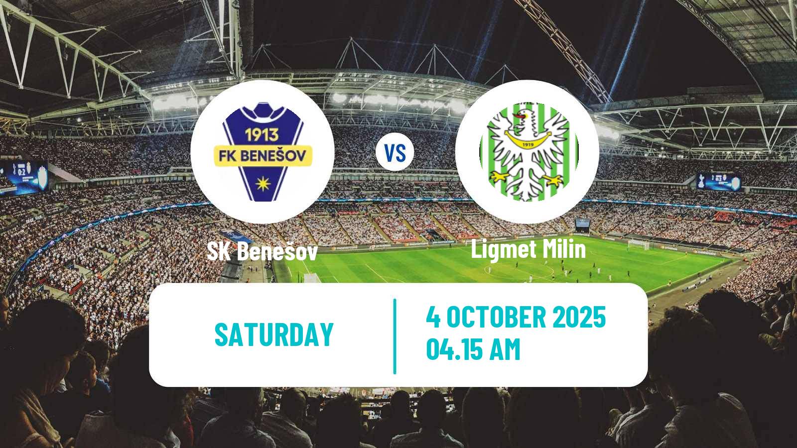 Football Czech Division A Benešov - Ligmet Milin