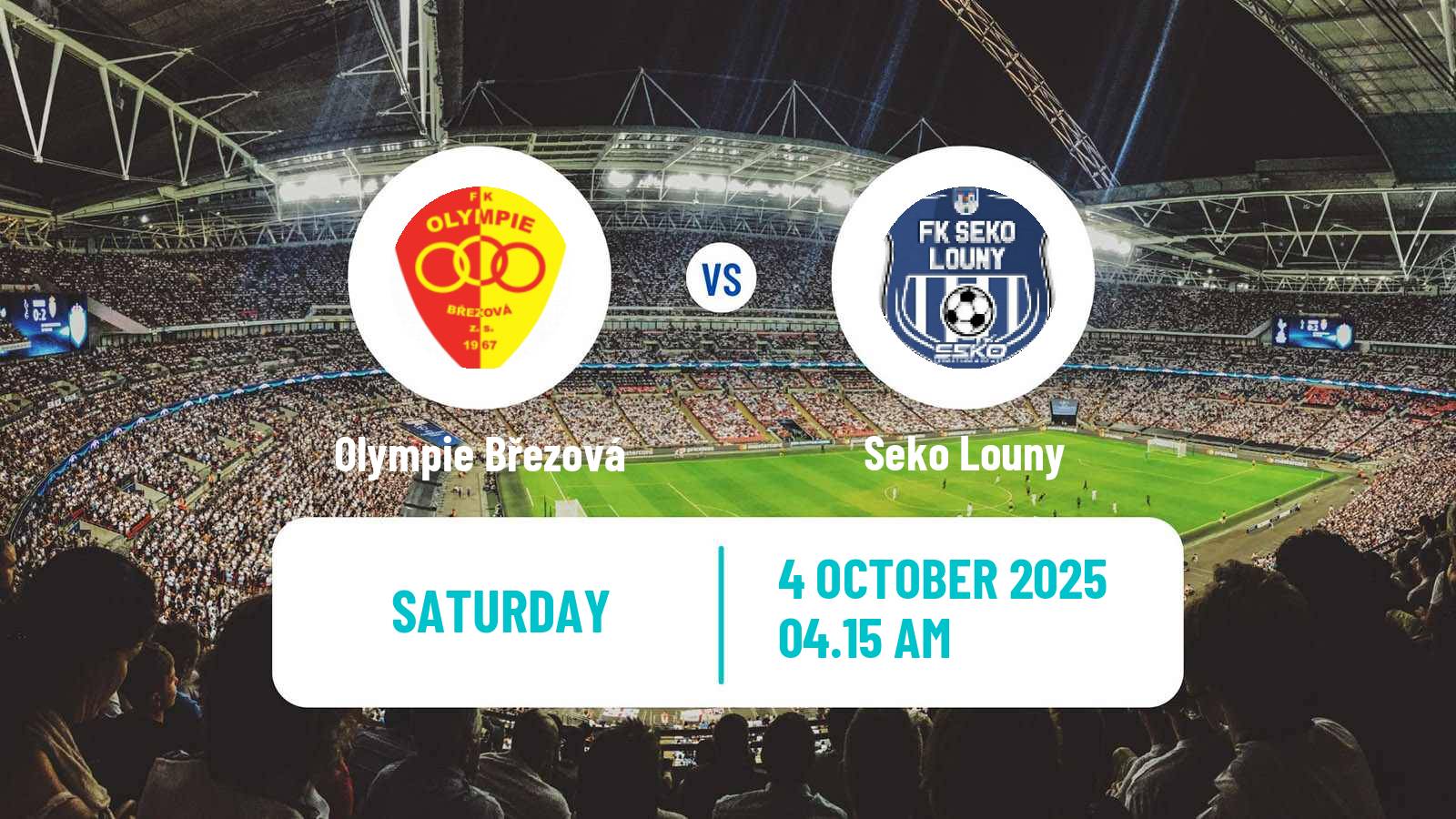 Football Czech Division B Olympie Březová - Seko Louny