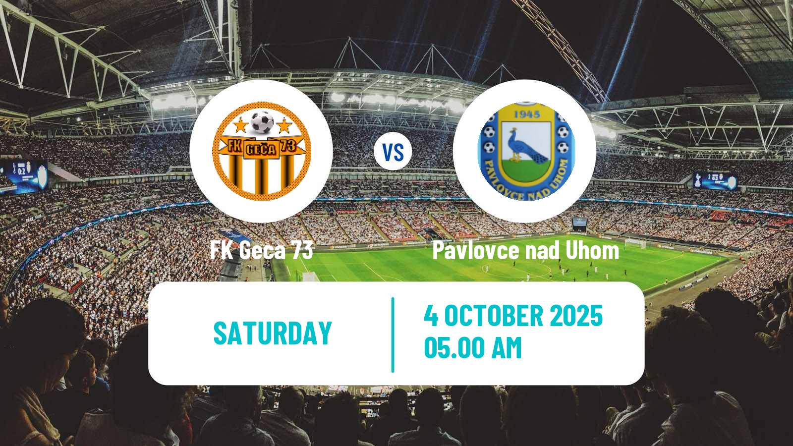 Football Slovak 4 Liga East Geca - Pavlovce nad Uhom