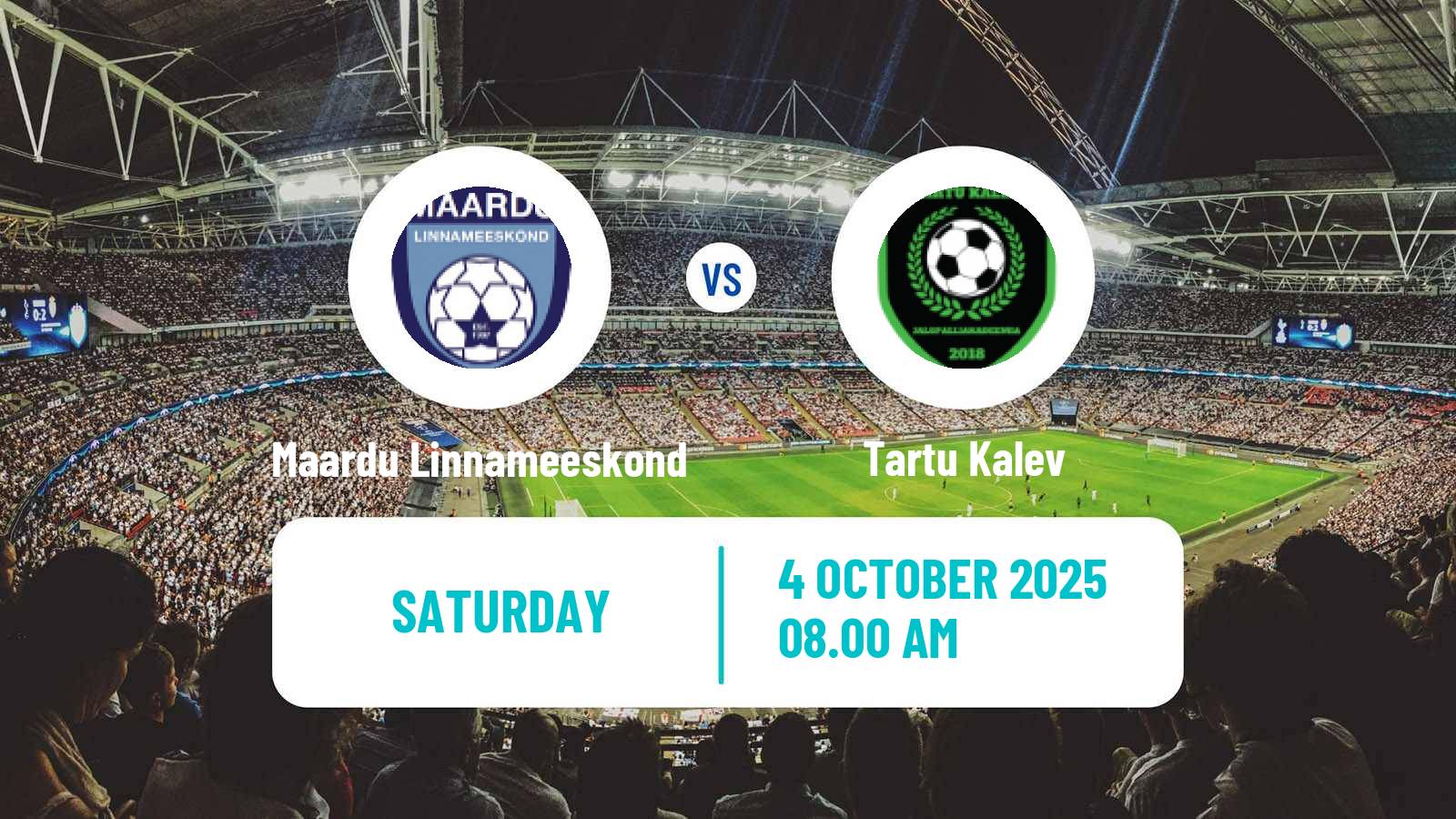 Football Estonian Esiliiga B Maardu Linnameeskond - Tartu Kalev