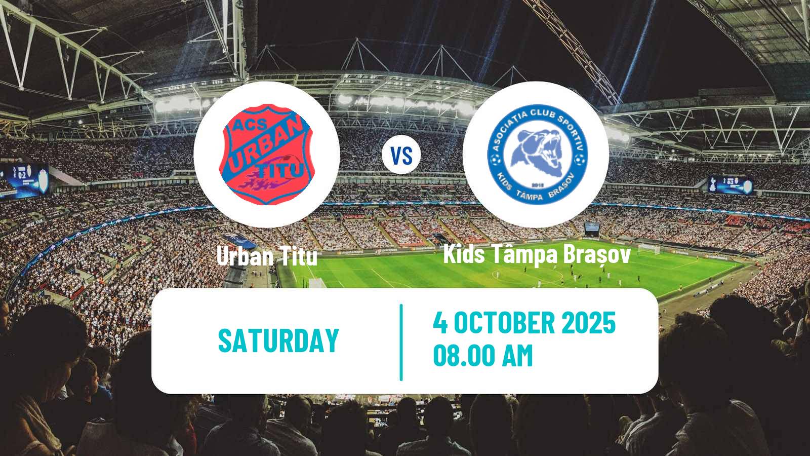 Football Romanian Liga 3 - Seria 4 Urban Titu - Kids Tâmpa Brașov