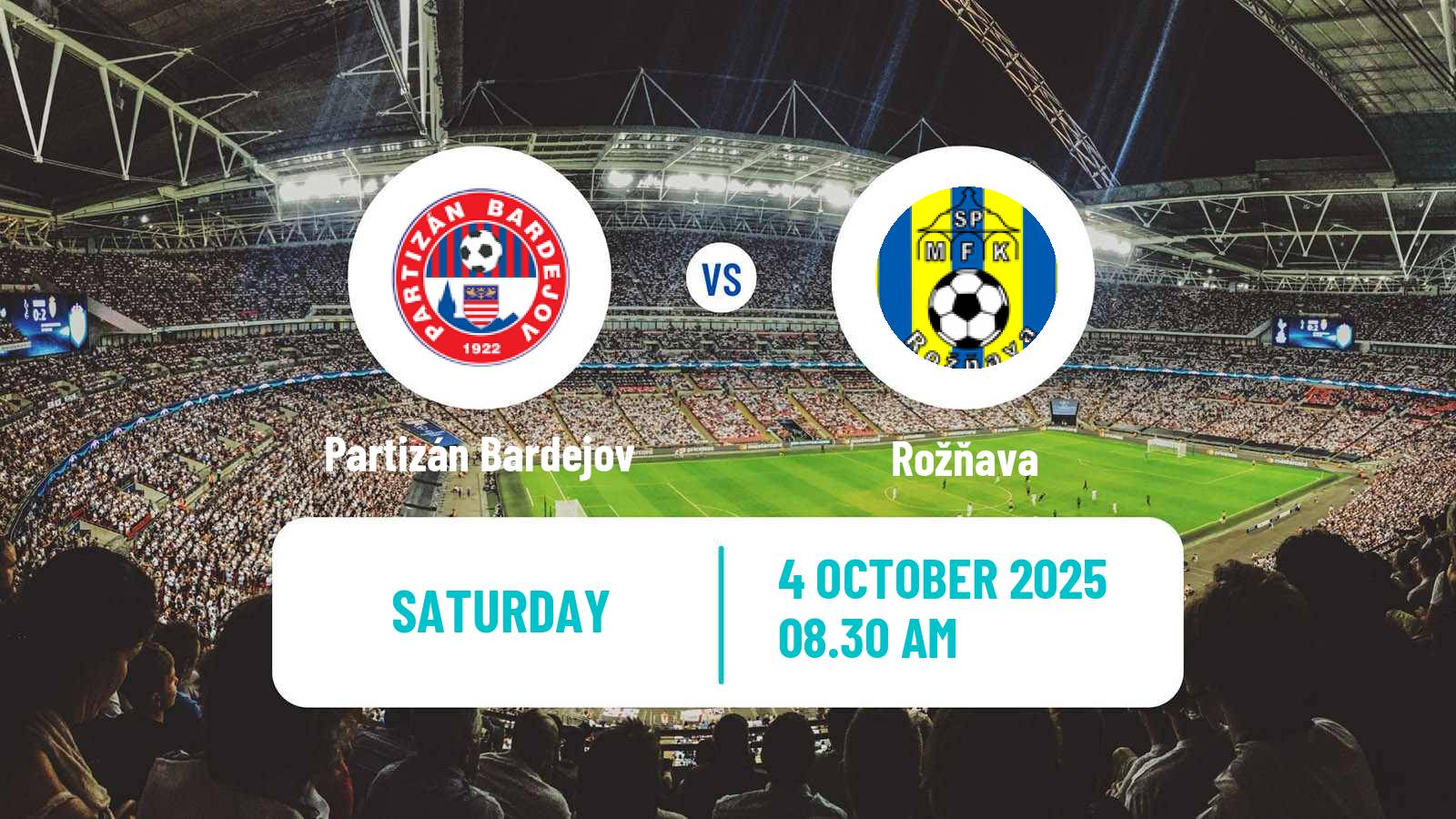 Football Slovak 4 Liga East Partizán Bardejov - Rožňava