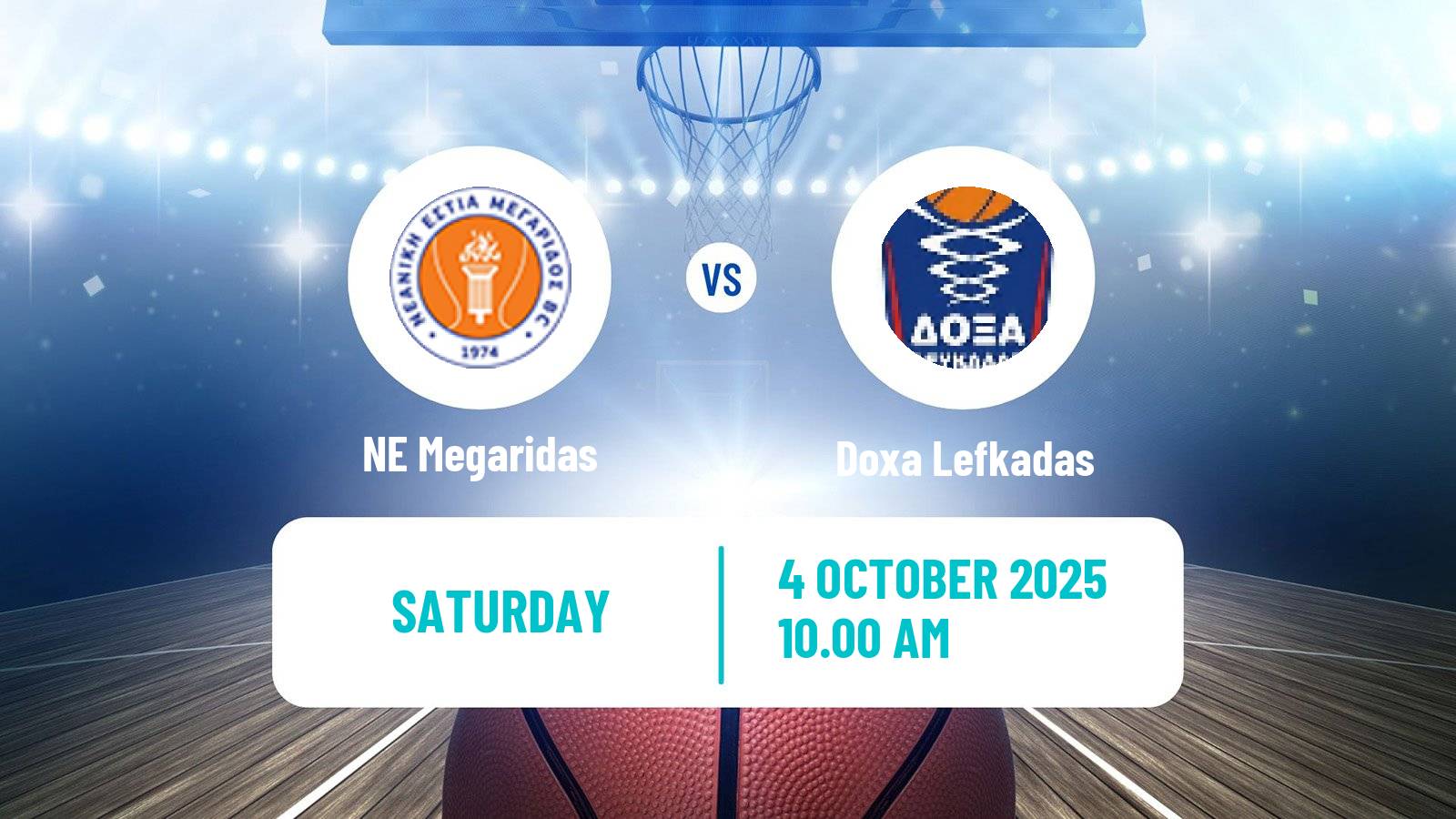 Basketball Greek Elite League Basketball Megaridas - Doxa Lefkadas