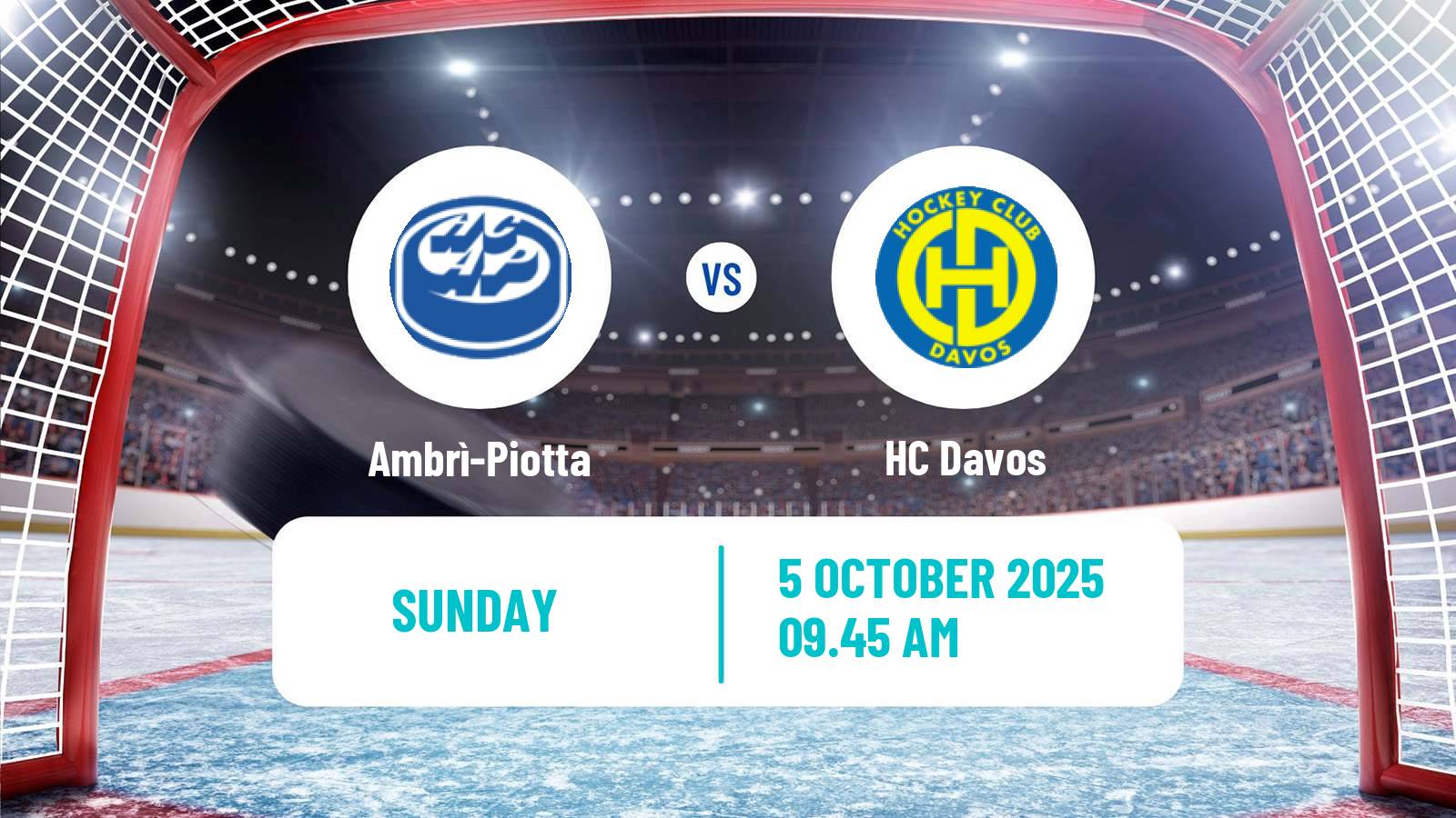 Hockey Swiss National League Hockey Ambrì-Piotta - Davos