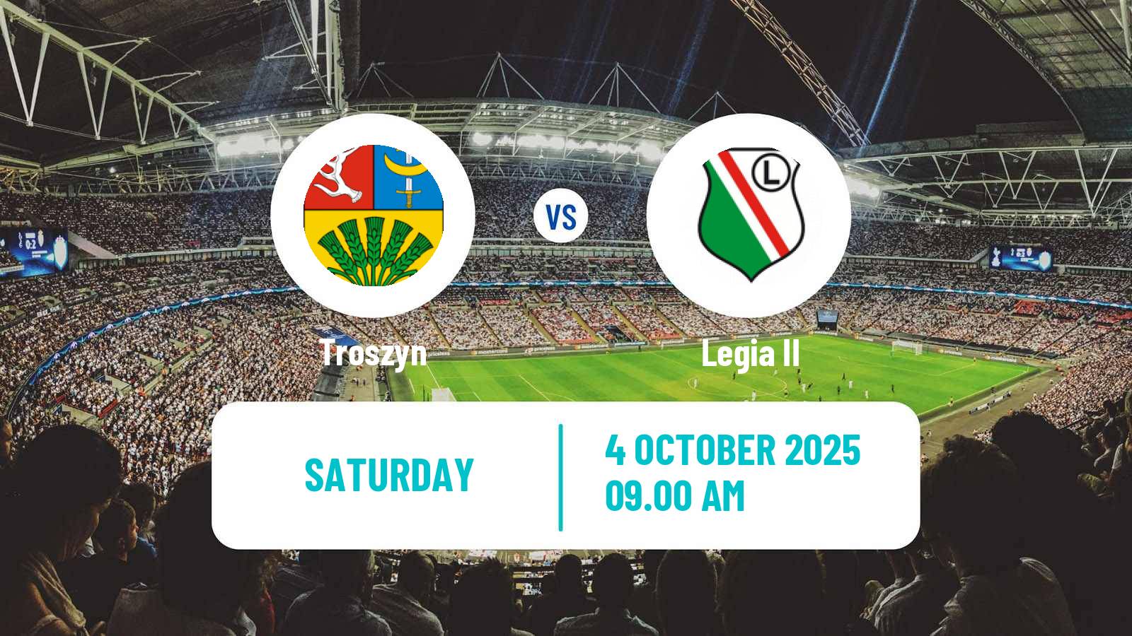 Football Polish Division 3 - Group I Troszyn - Legia II