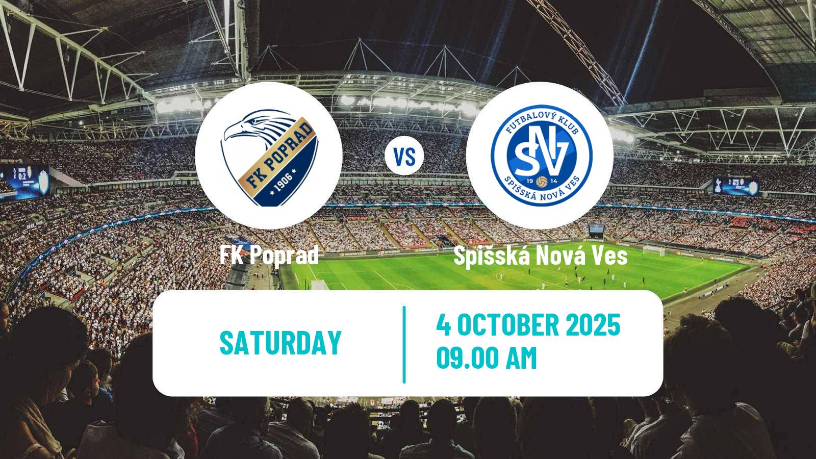 Football Slovak 3 Liga East Poprad - Spišská Nová Ves