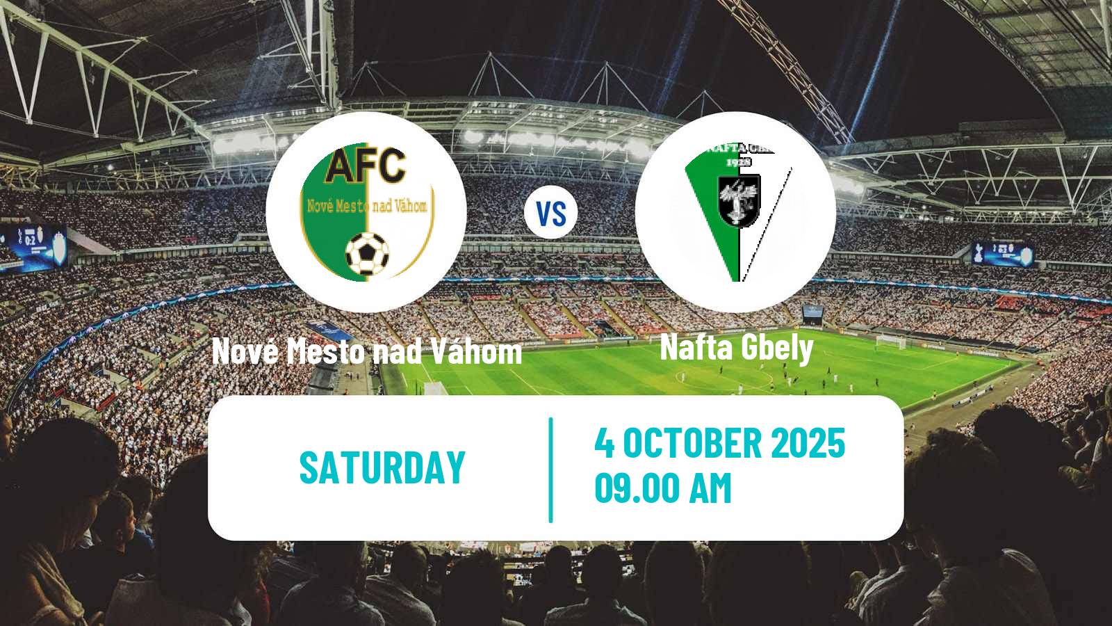 Football Slovak 4 Liga West Nové Mesto nad Váhom - Nafta Gbely