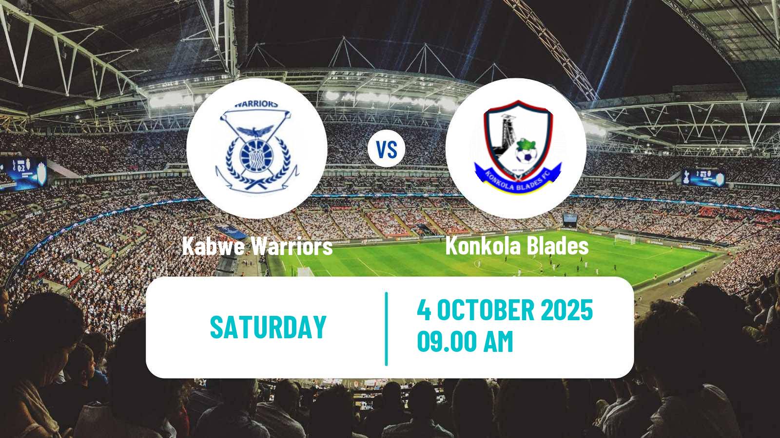 Football Zambian Premier League Kabwe Warriors - Konkola Blades