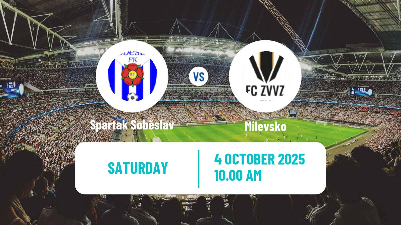 Football Czech Division A Spartak Soběslav - Milevsko