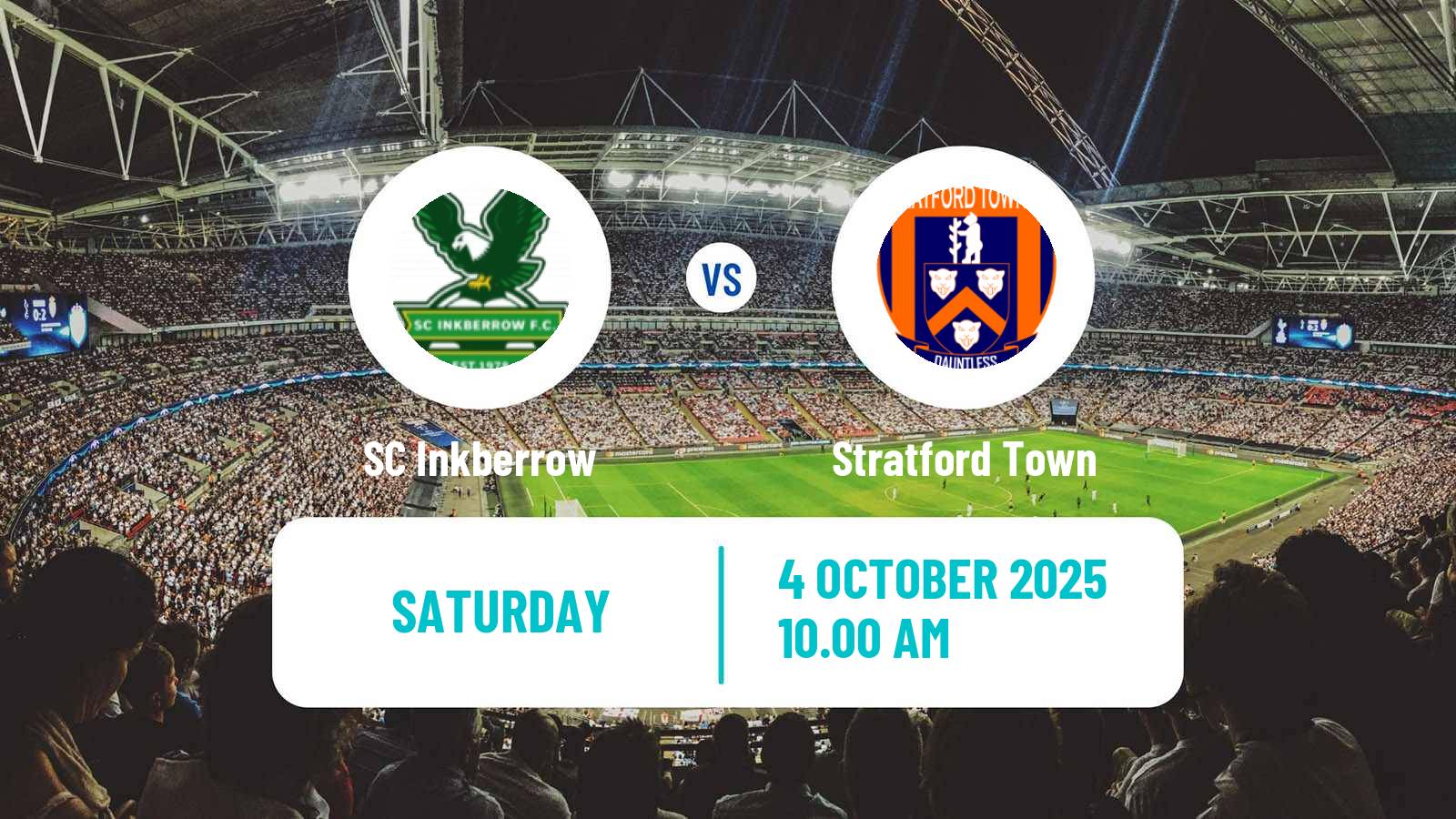 Football English FA Trophy Inkberrow - Stratford Town