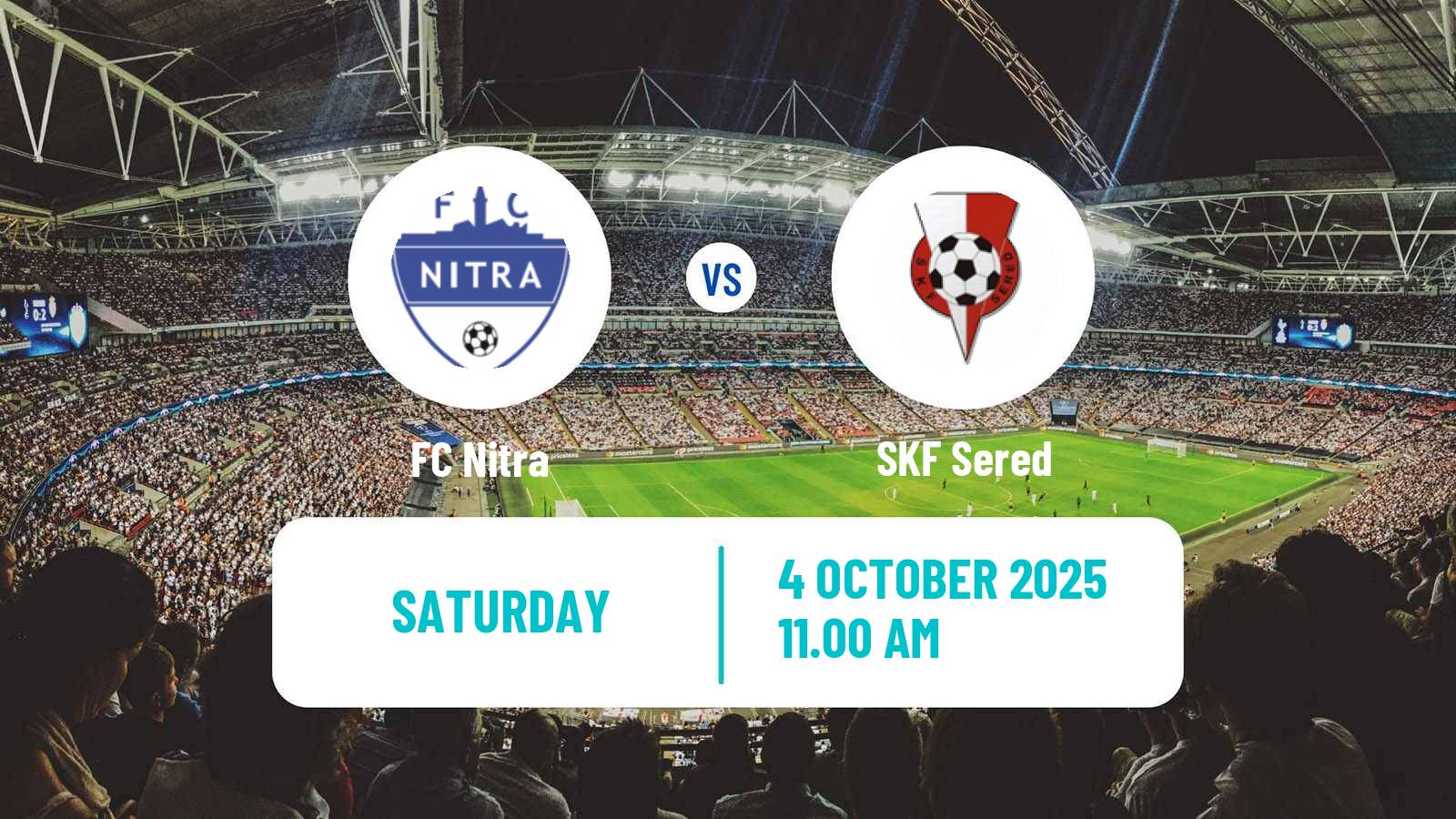 Football Slovak 4 Liga West Nitra - Sered