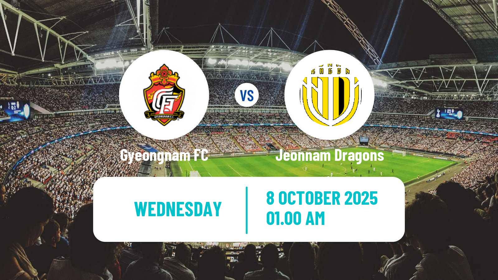 Football South Korean K-League 2 Gyeongnam - Jeonnam Dragons