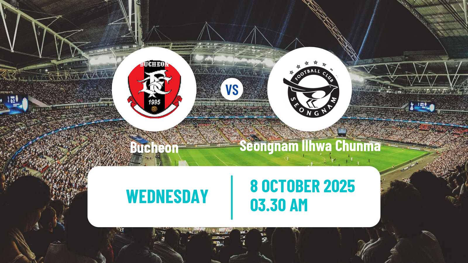 Football South Korean K-League 2 Bucheon - Seongnam Ilhwa Chunma