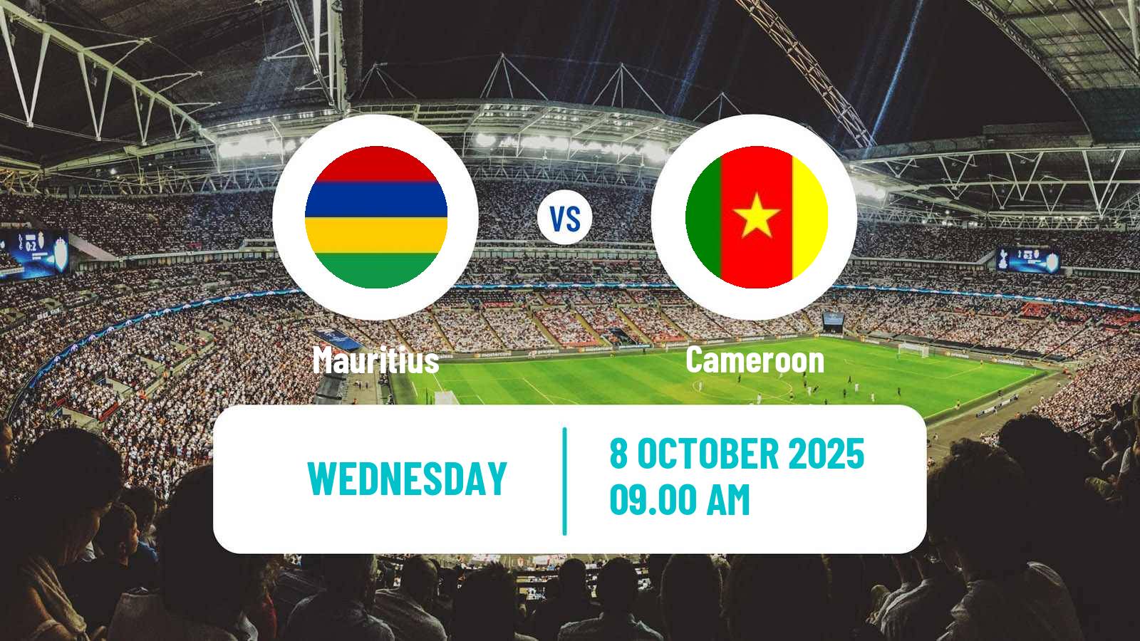 Football FIFA World Cup Mauritius - Cameroon