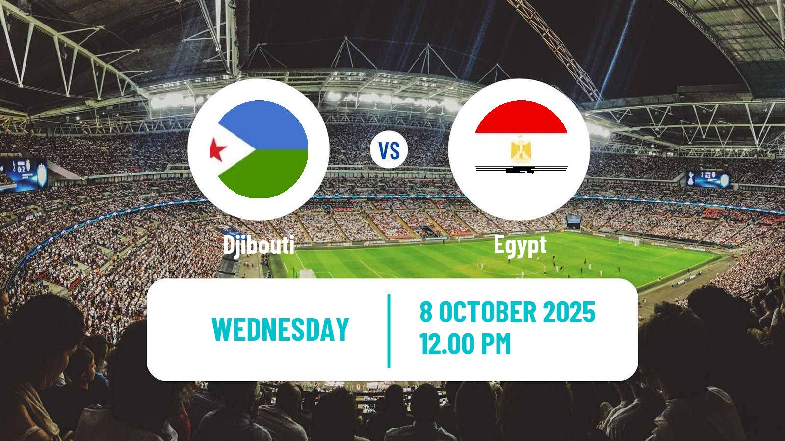 Football FIFA World Cup Djibouti - Egypt
