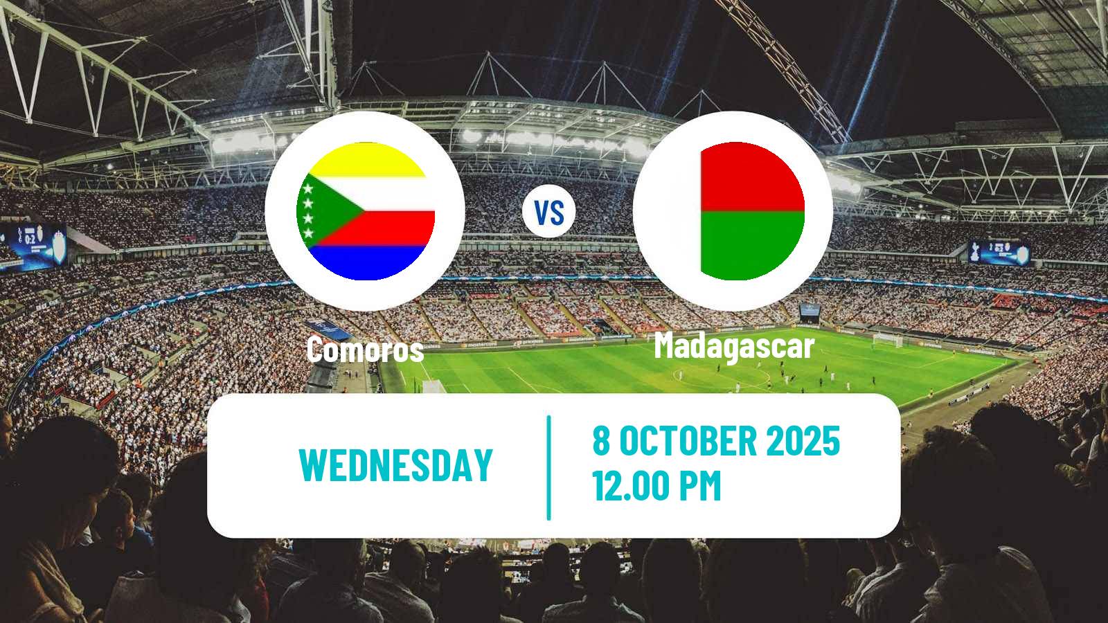 Football FIFA World Cup Comoros - Madagascar