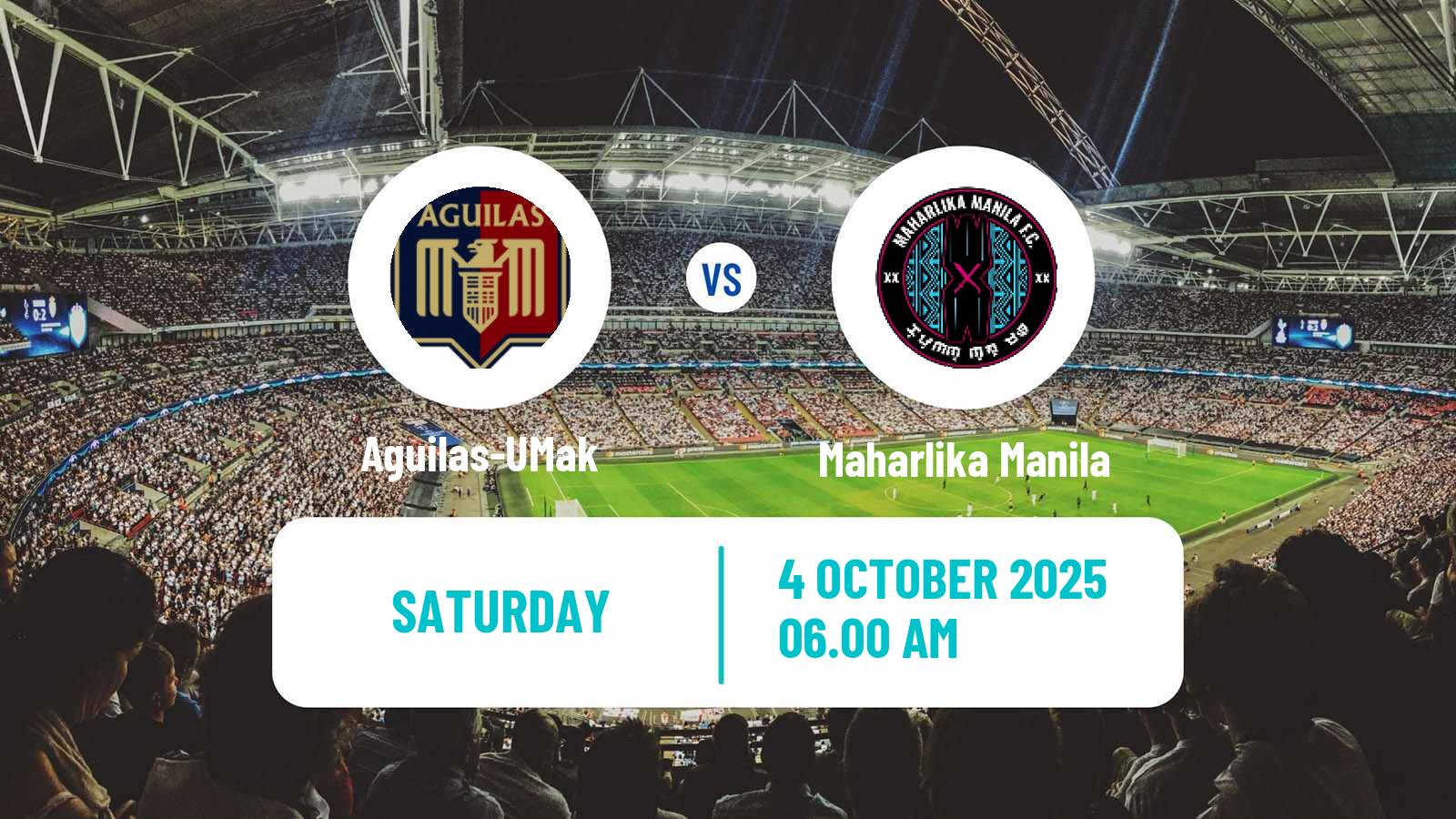 Football Philippines PFL Aguilas-UMak - Maharlika Manila