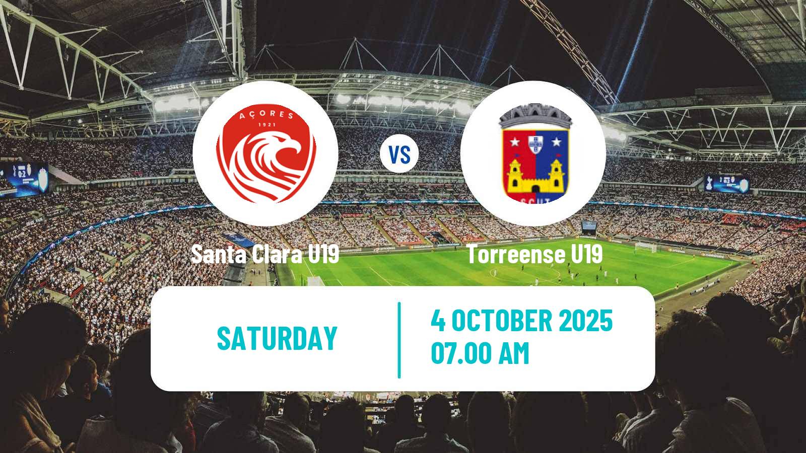 Football Portuguese Campeonato Nacional U19 Santa Clara U19 - Torreense U19