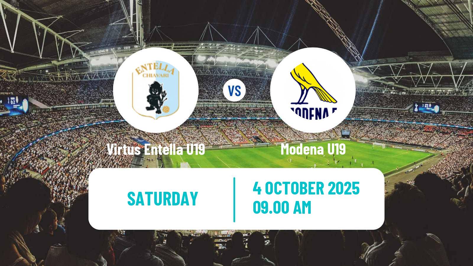 Football Italian Primavera 2 Virtus Entella U19 - Modena U19