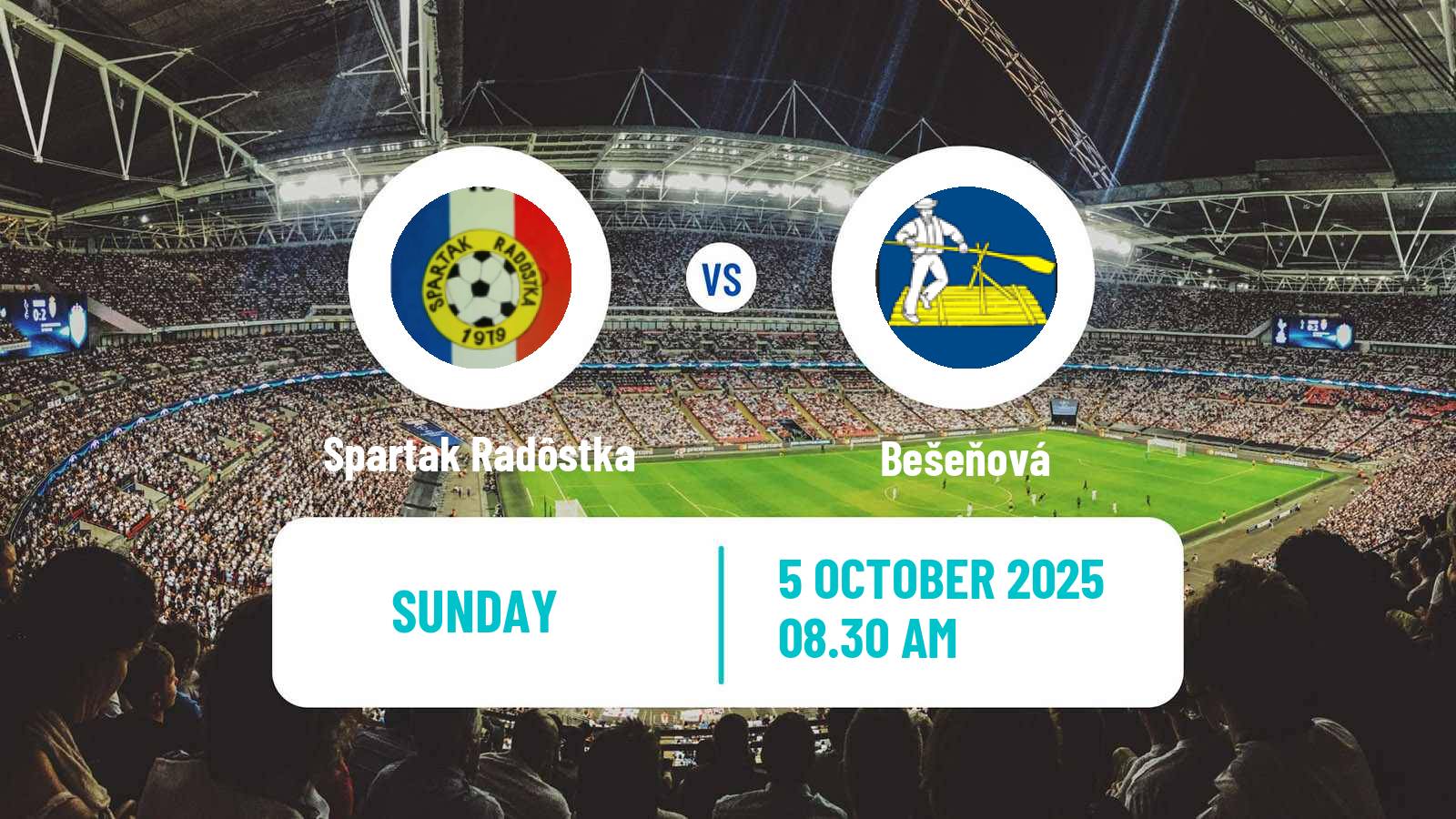 Football Slovak 4 Liga Central Spartak Radôstka - Bešeňová