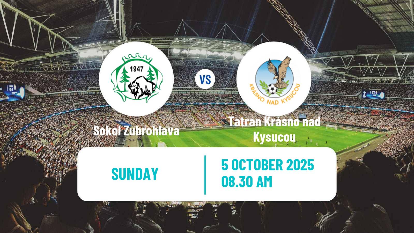Football Slovak 4 Liga Central Sokol Zubrohlava - Tatran Krásno nad Kysucou
