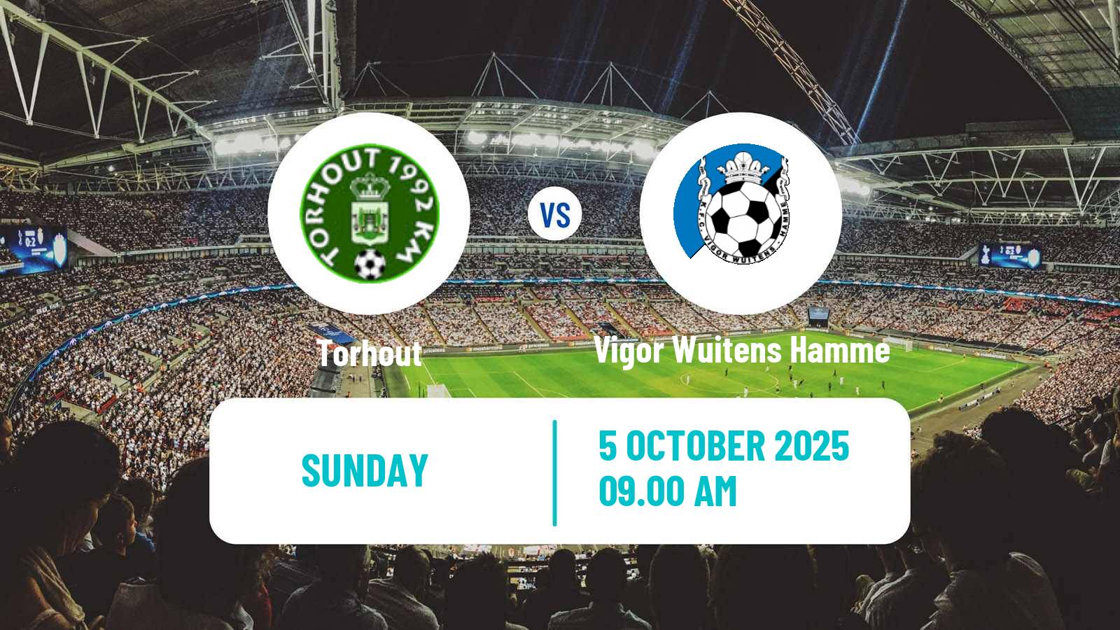 Football Belgian Second Amateur Division Group A Torhout - Vigor Wuitens Hamme